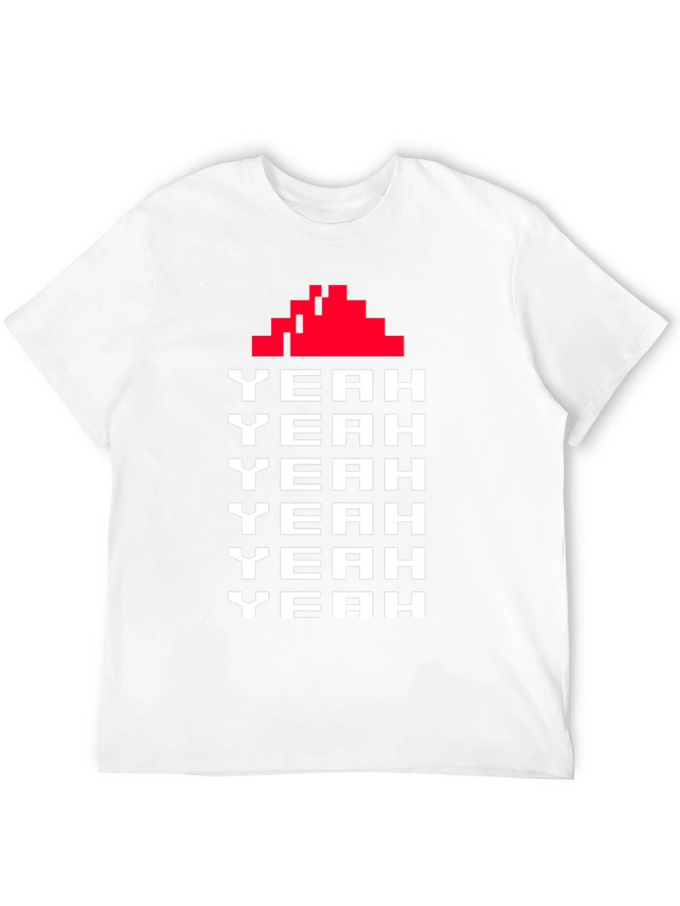 Retro Arcade Game Yeah Text Graphic Tee