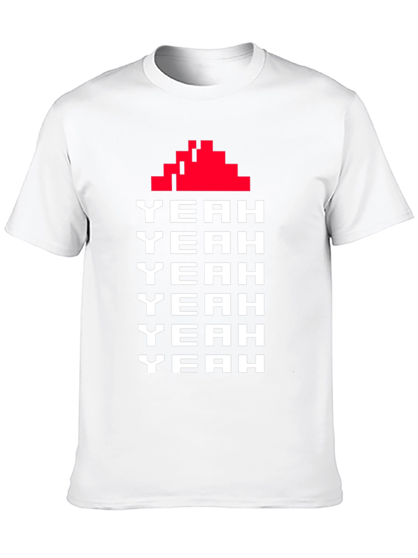 Retro Arcade Game Yeah Text Graphic Tee