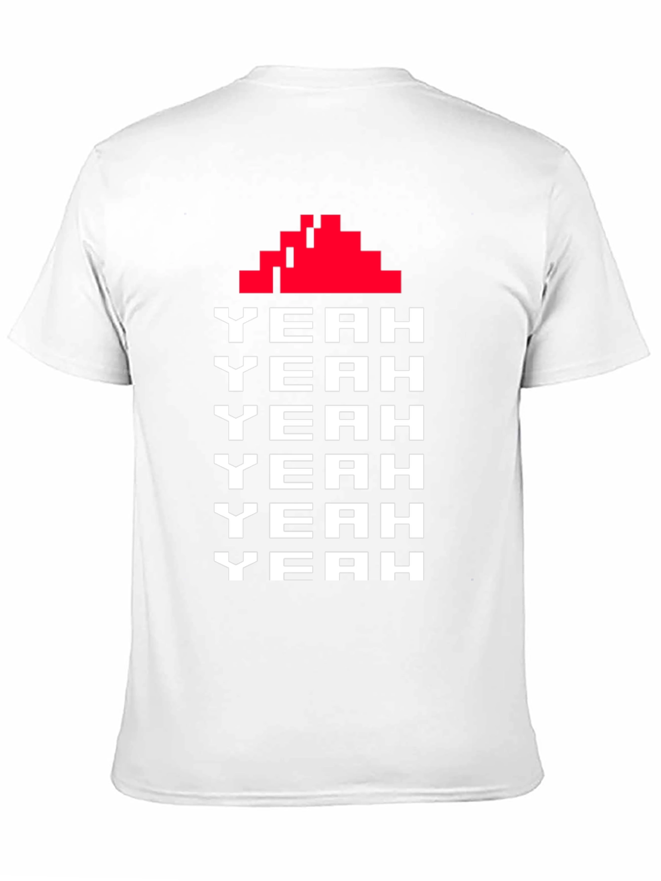 Retro Arcade Game Yeah Text Graphic Tee