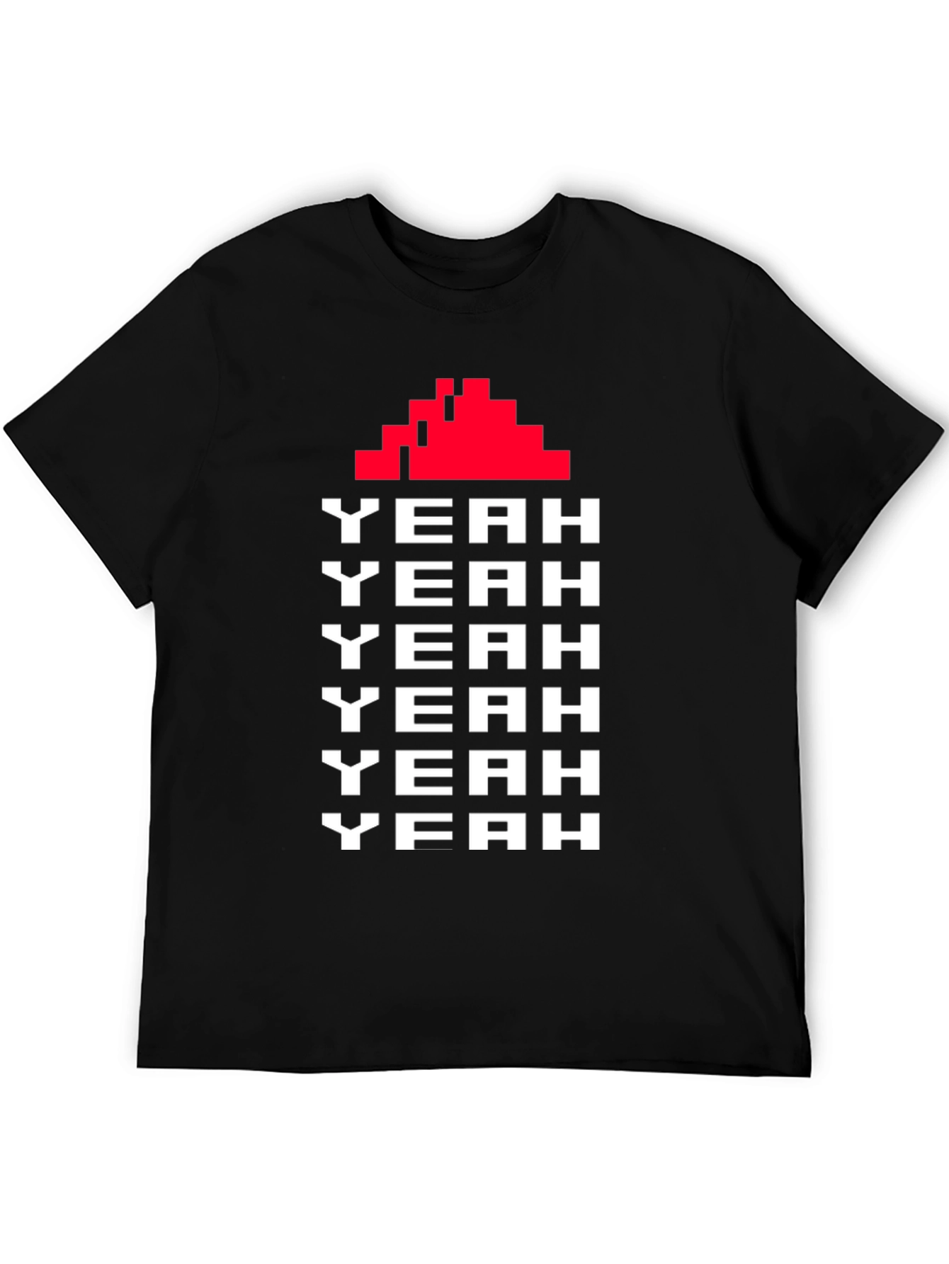 Retro Arcade Game Yeah Text Graphic Tee