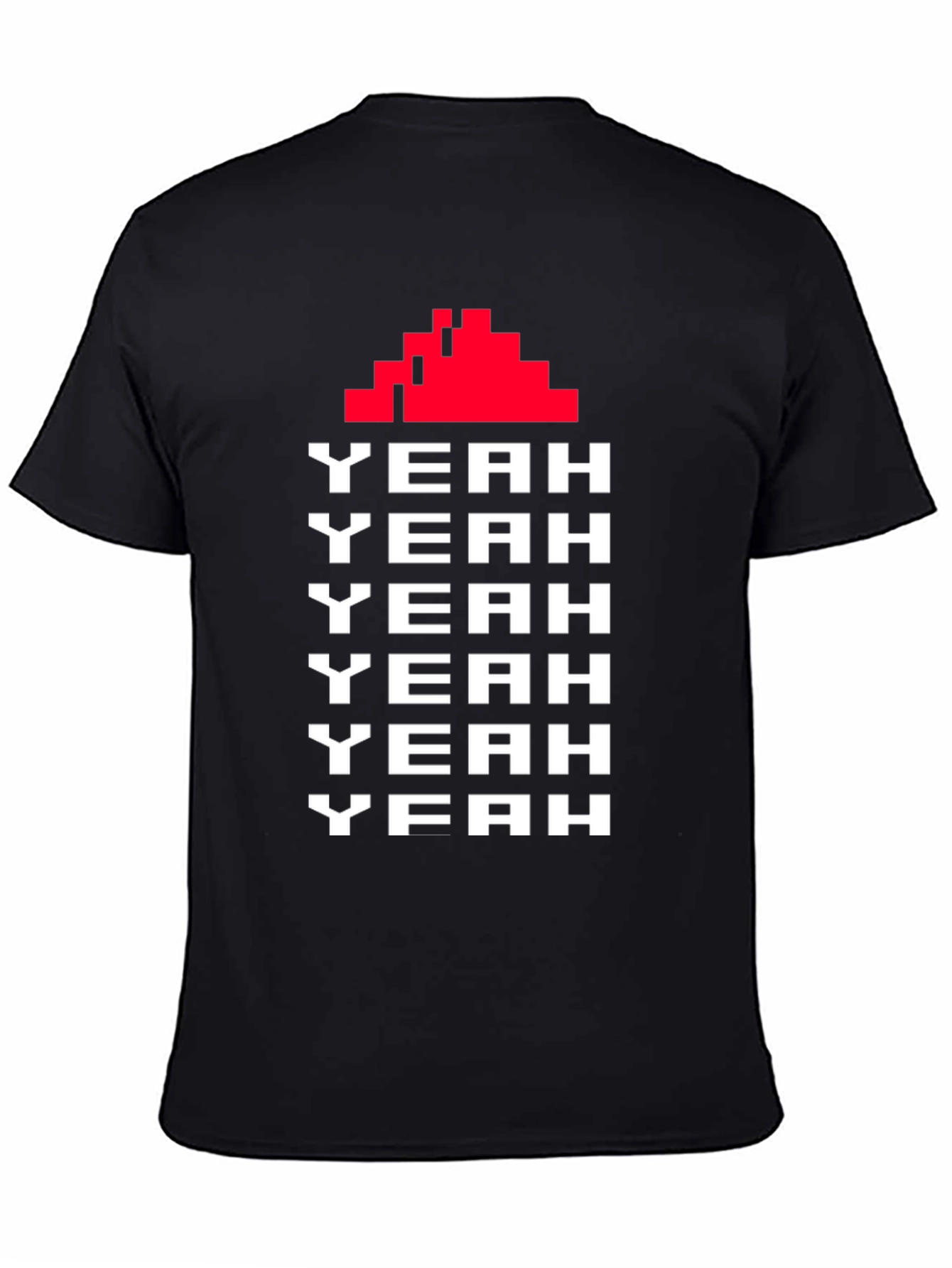 Retro Arcade Game Yeah Text Graphic Tee