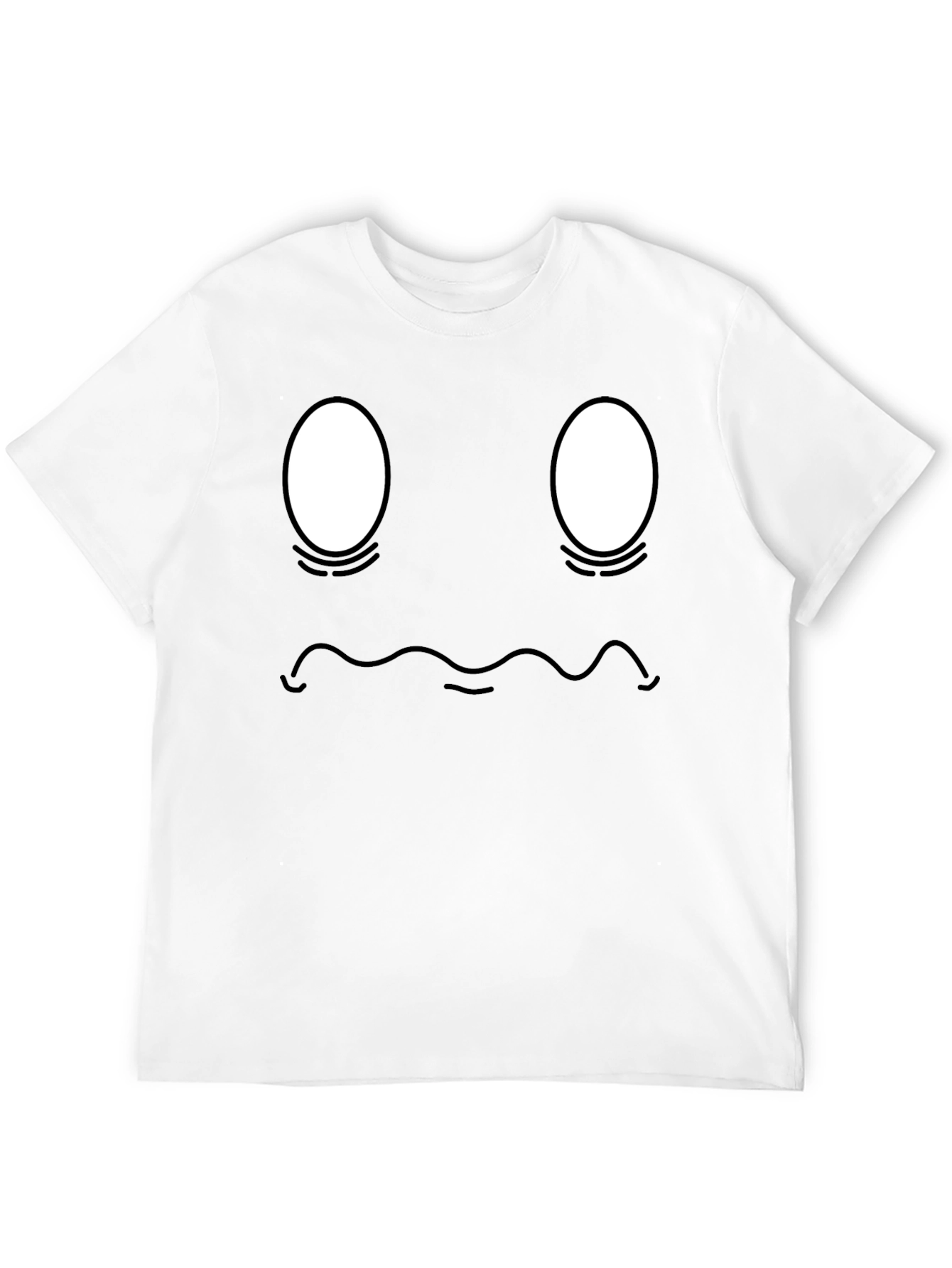 Funny Face Graphic Black T-Shirt