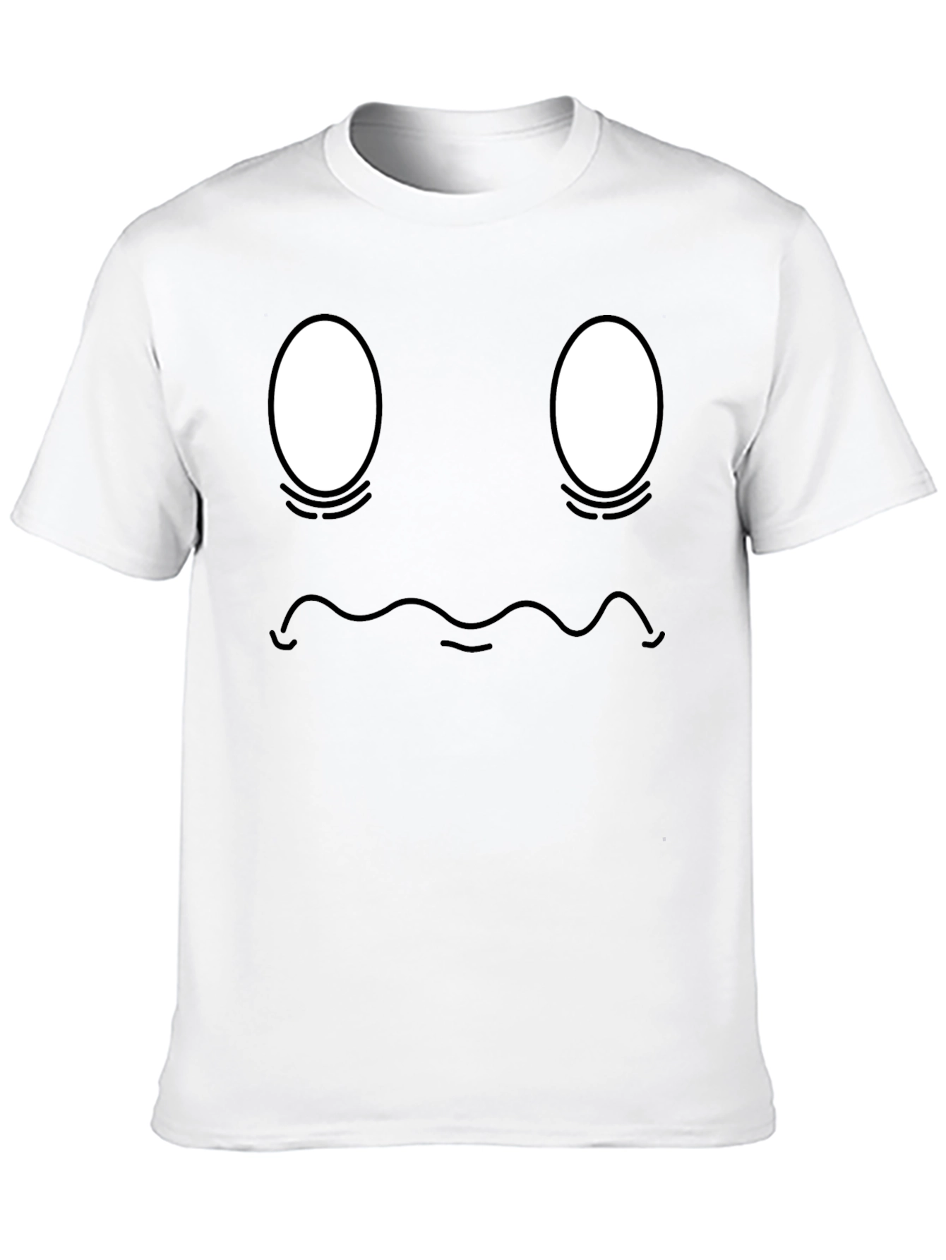 Funny Face Graphic Black T-Shirt