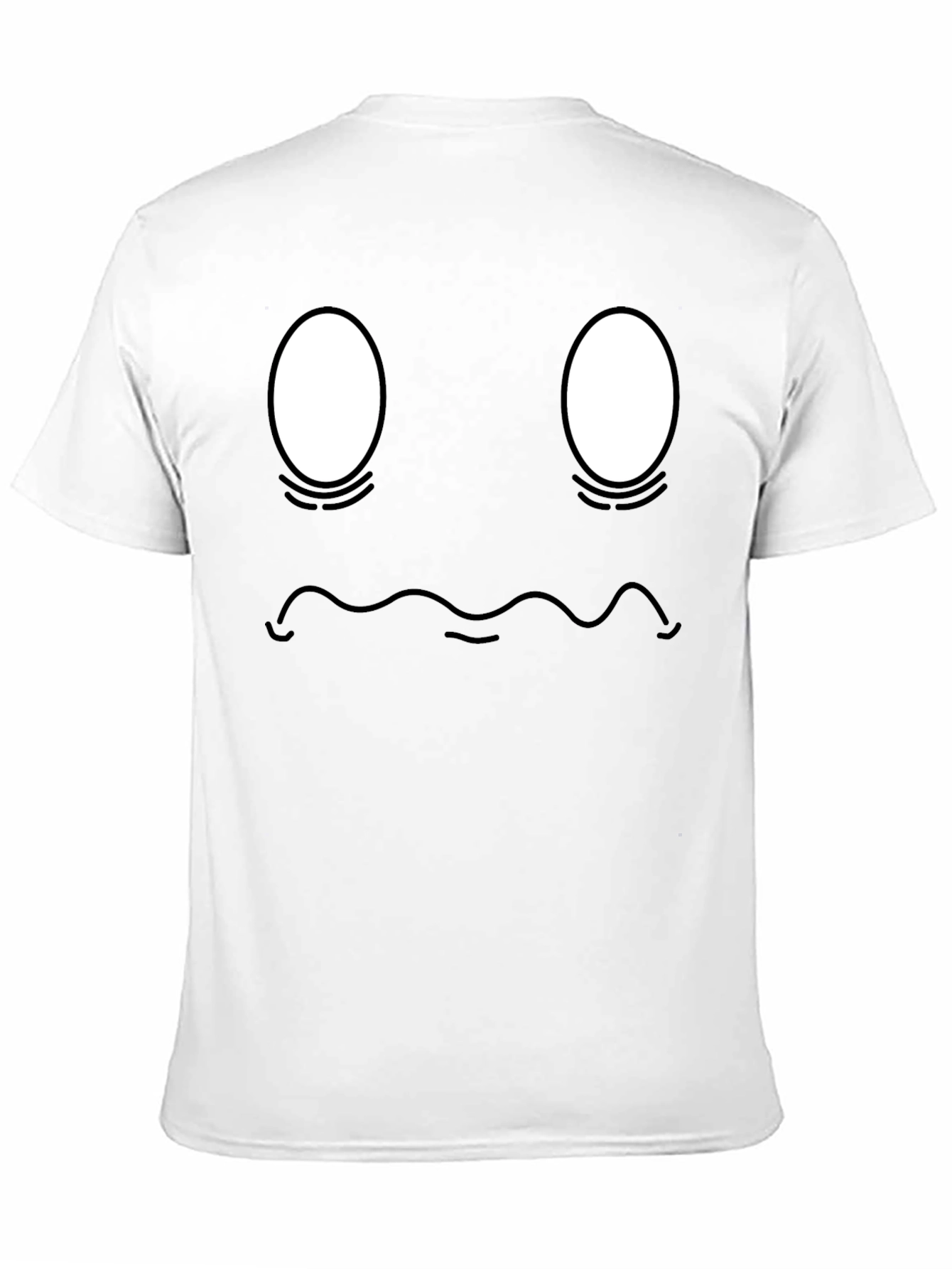 Funny Face Graphic Black T-Shirt