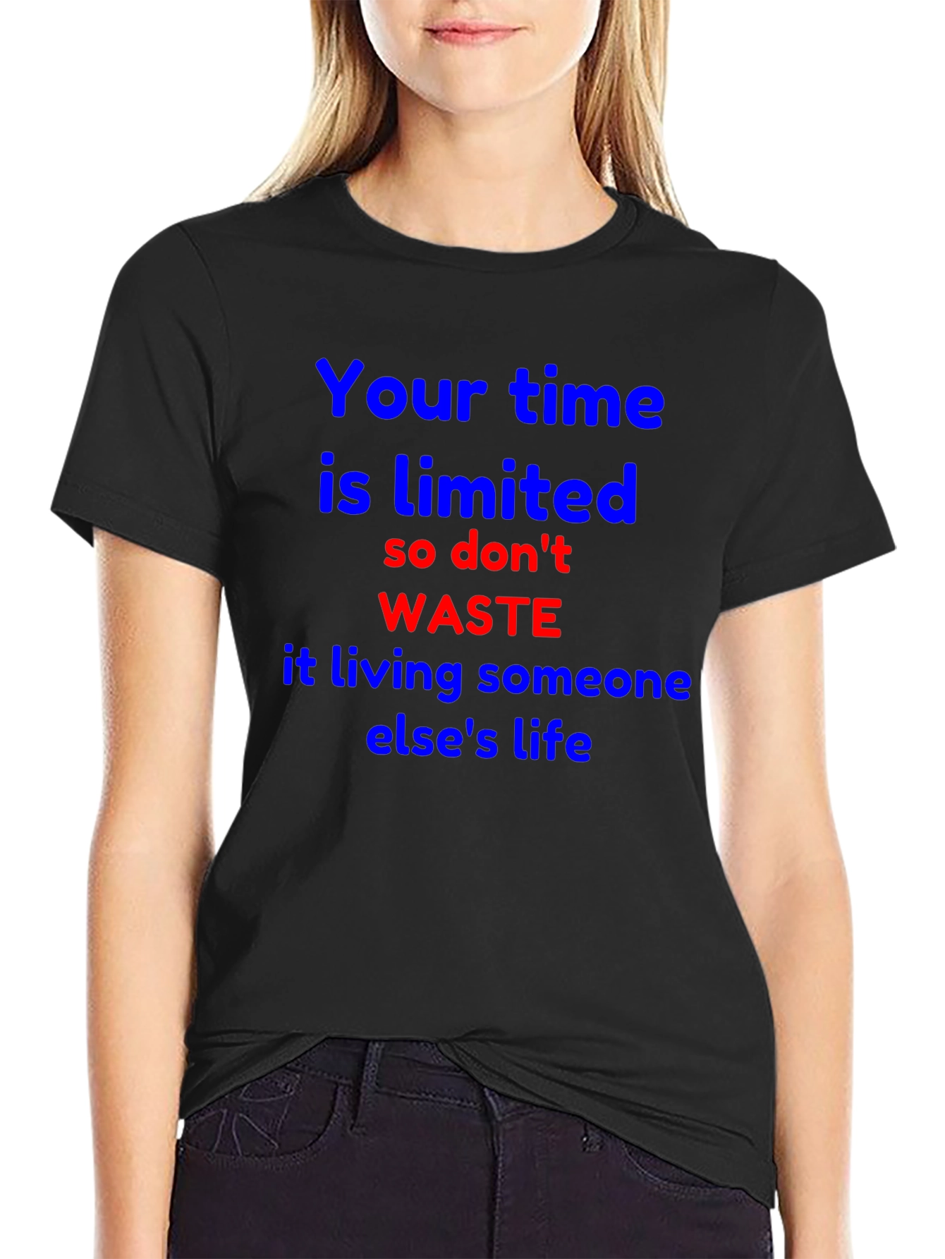 Inspirational T-Shirt - Limited Time Live Your Life