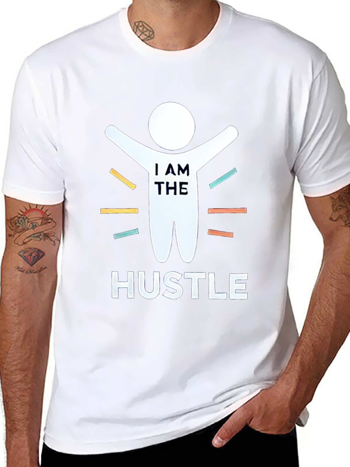 I AM THE HUSTLE Graphic Tee
