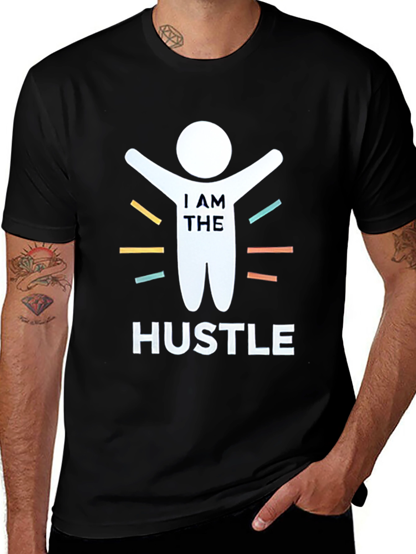 I AM THE HUSTLE Graphic Tee