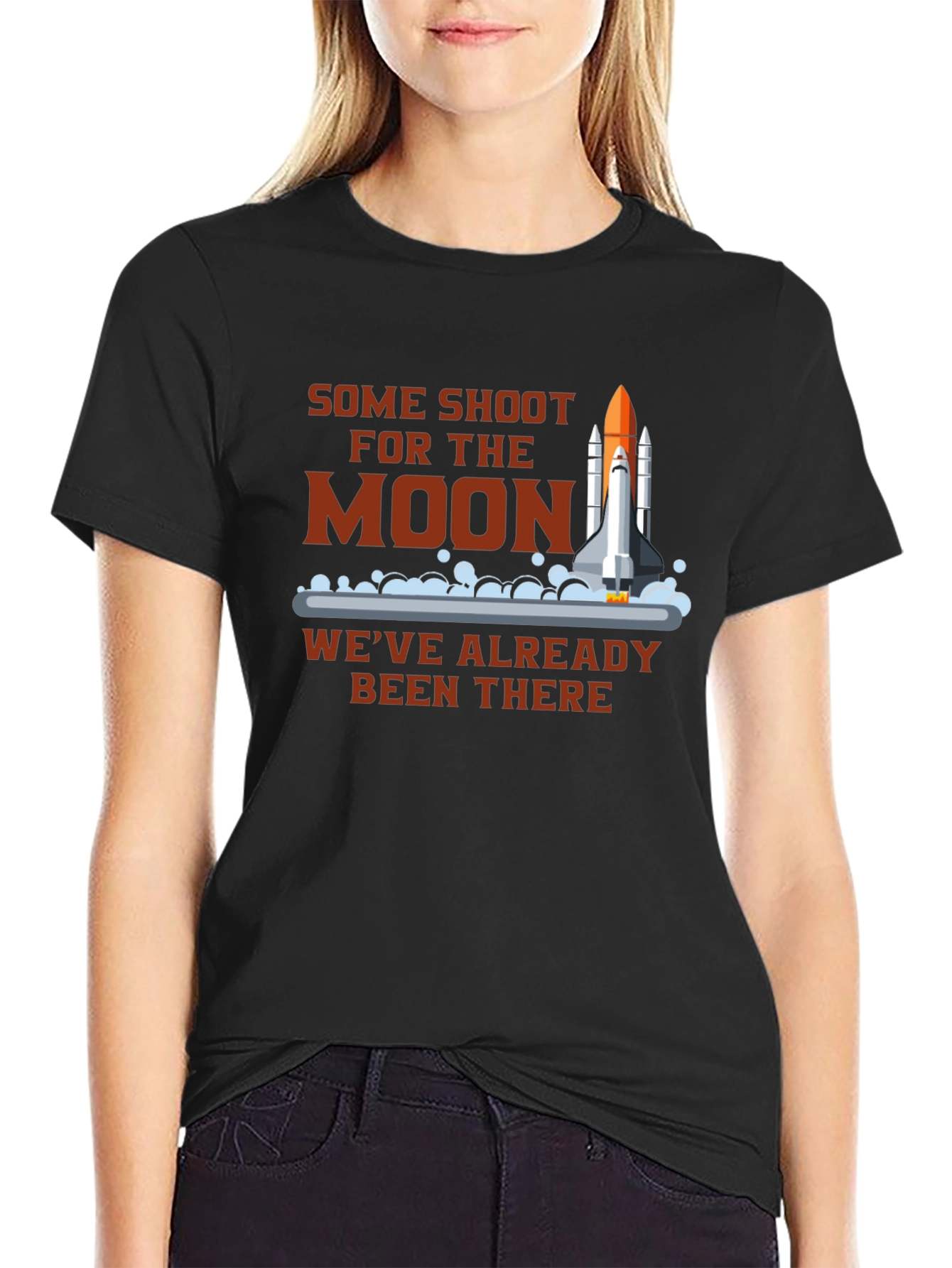 Some Shoot for the Moon Graphic Tee