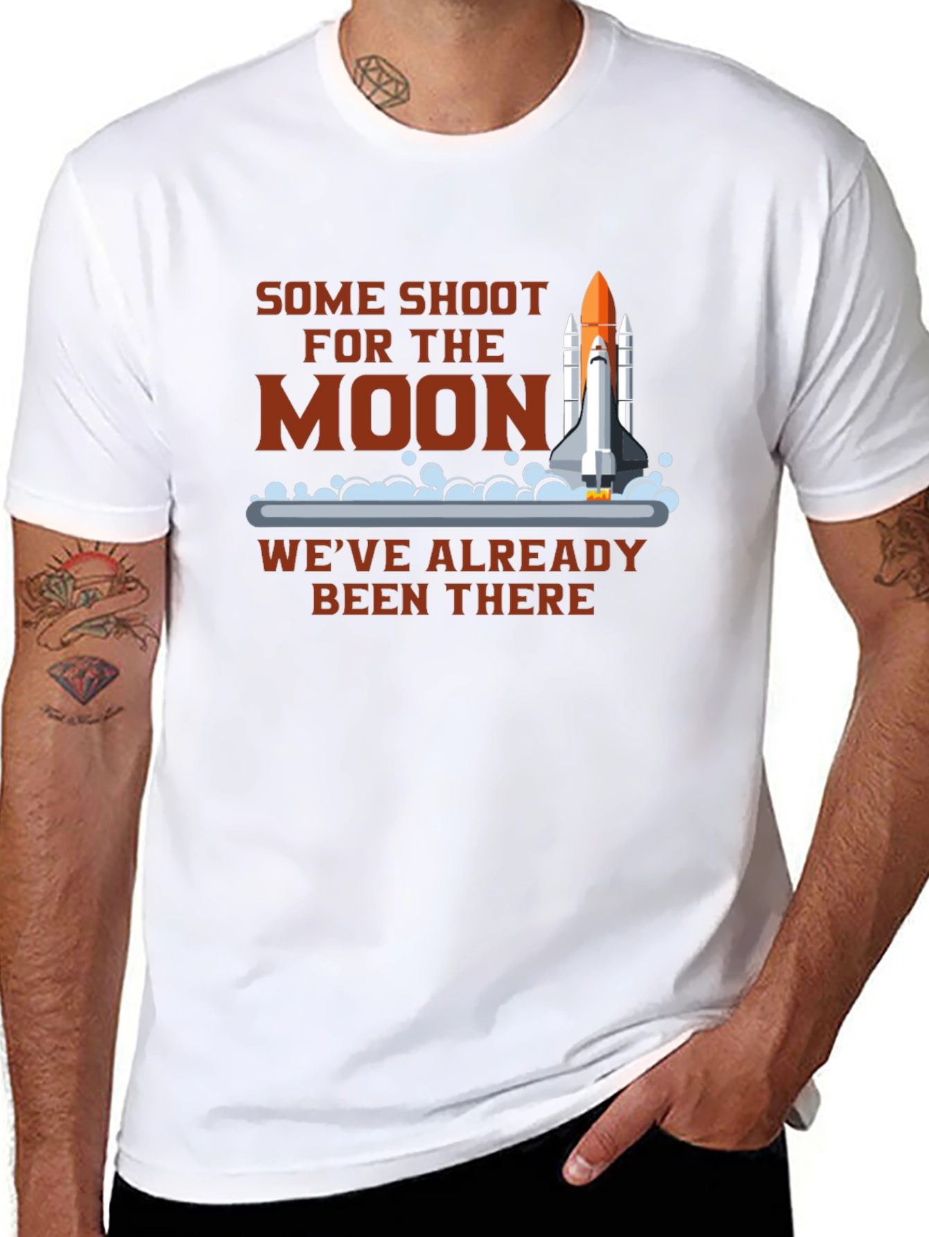 Some Shoot for the Moon Graphic Tee