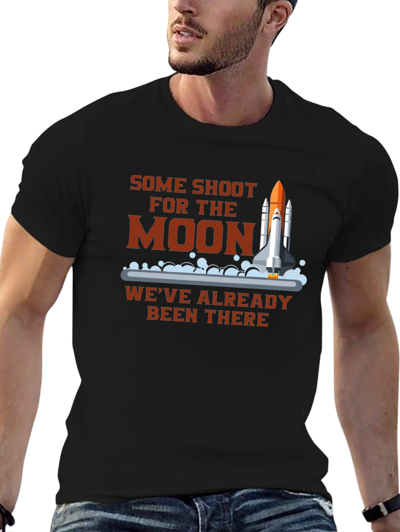 Some Shoot for the Moon Graphic Tee