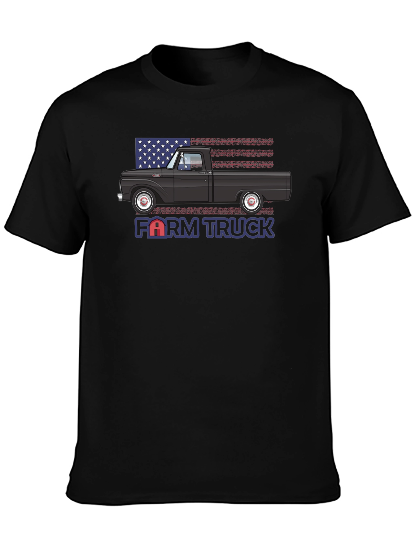 Farm Truck Tee - Classic American Pickup Truck Design