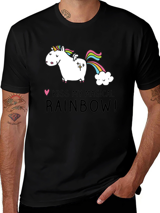Kiss My Magical Rainbow Unicorn T-Shirt
