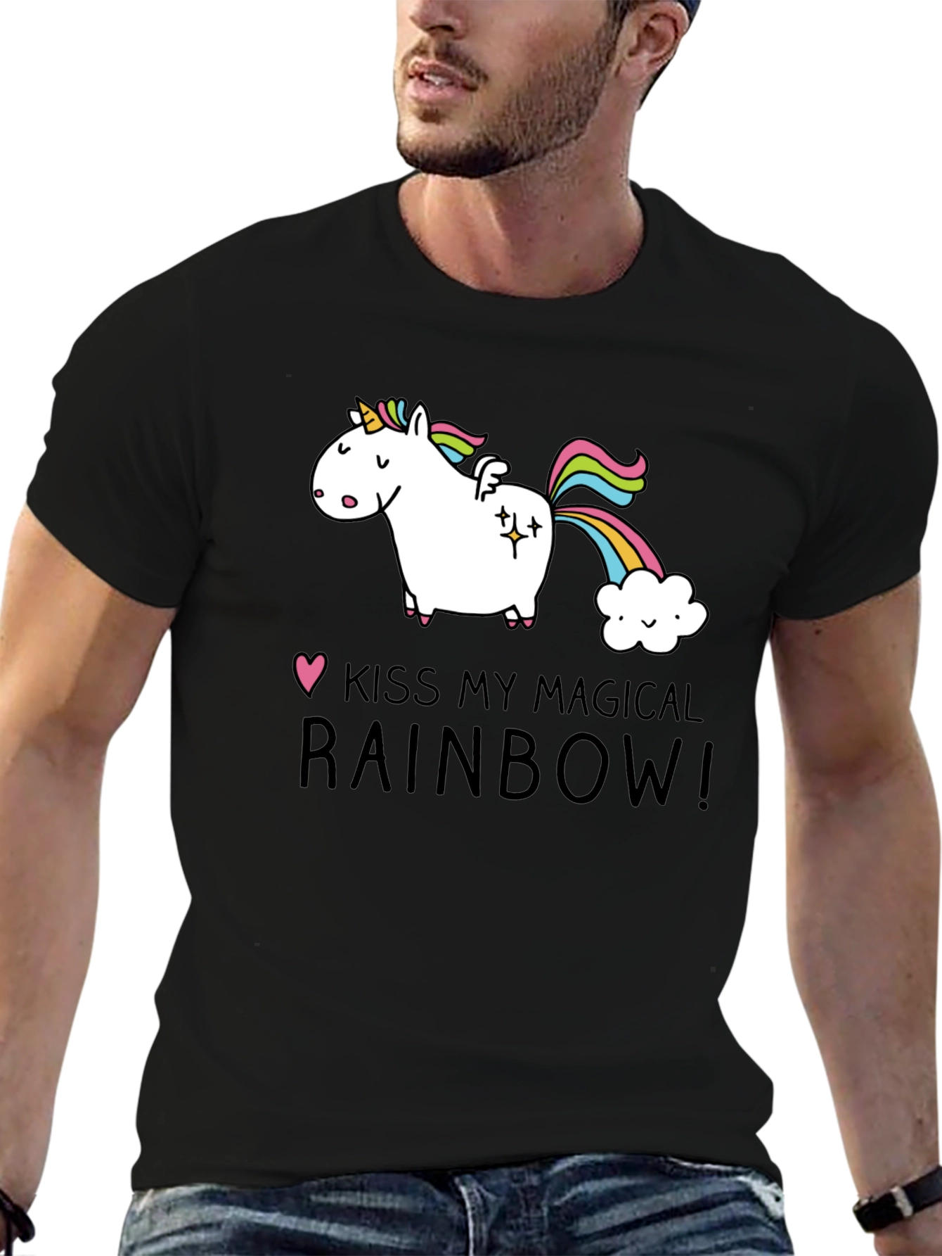 Kiss My Magical Rainbow Unicorn T-Shirt
