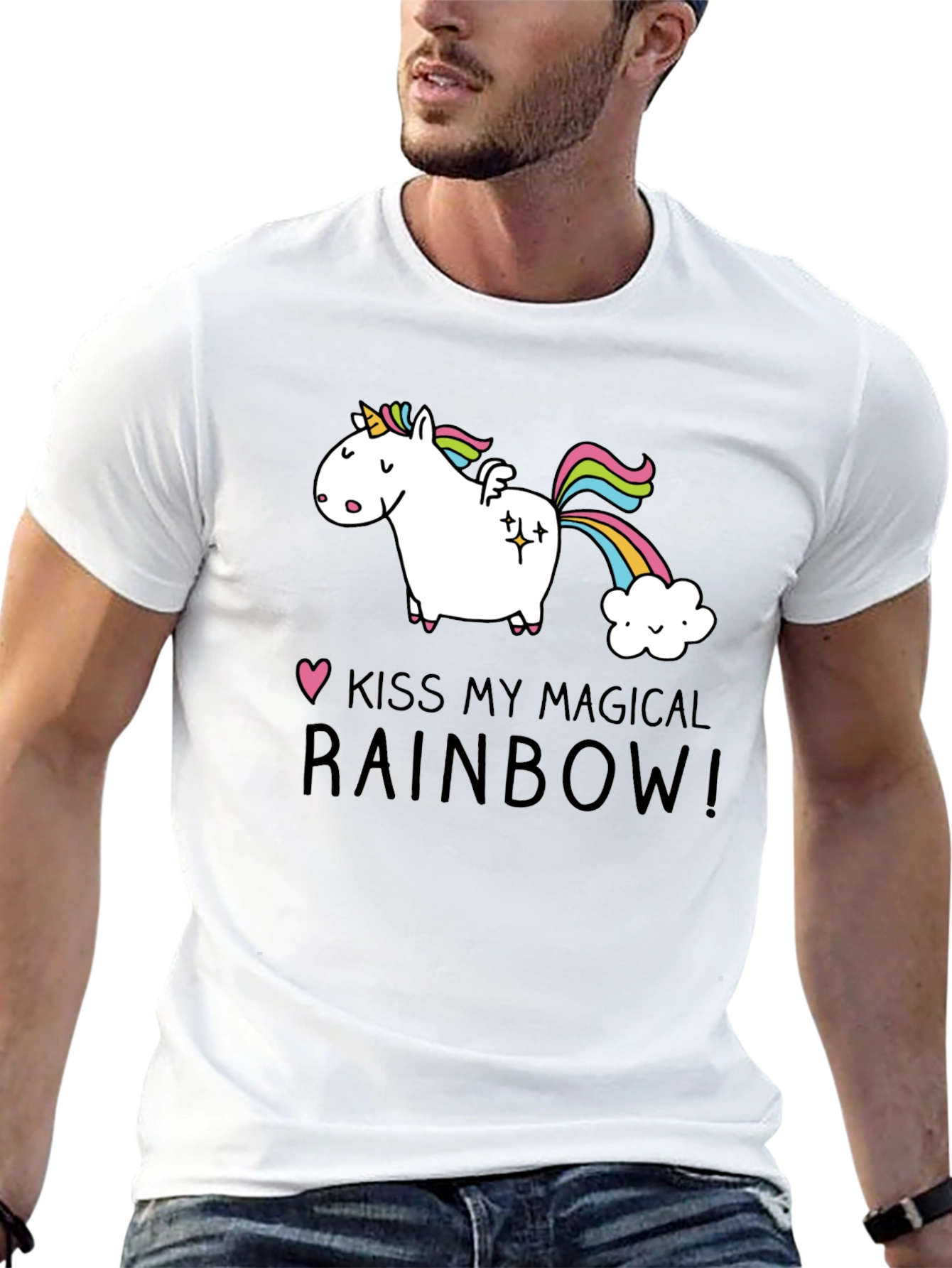 Kiss My Magical Rainbow Unicorn T-Shirt