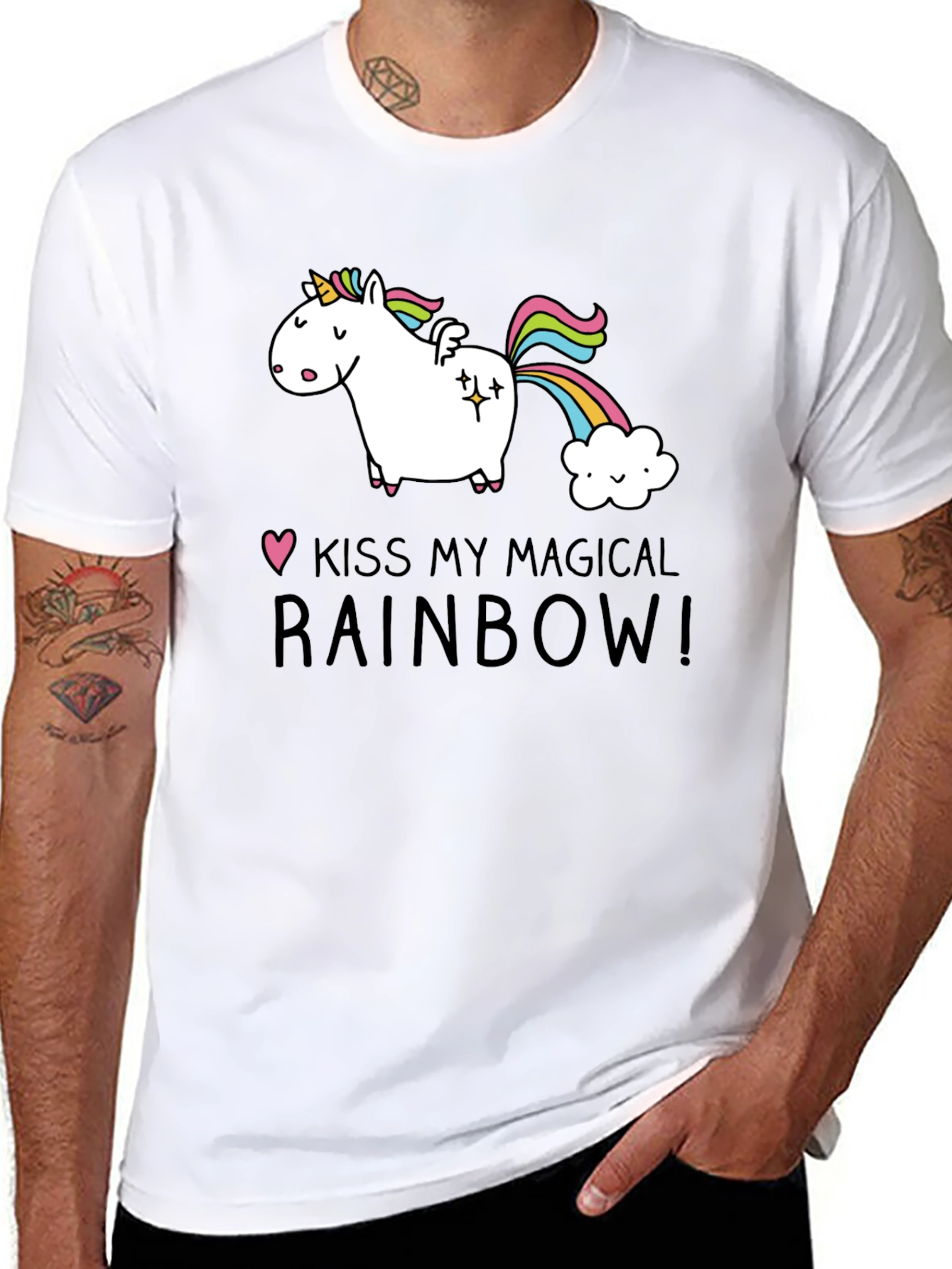 Kiss My Magical Rainbow Unicorn T-Shirt
