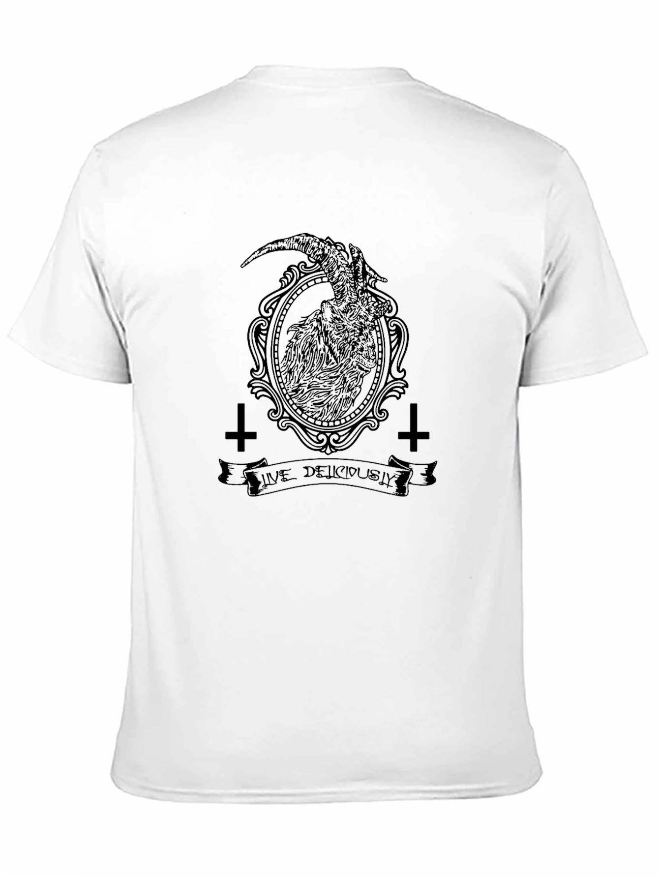 Black Live Deliciously Graphic T-Shirt