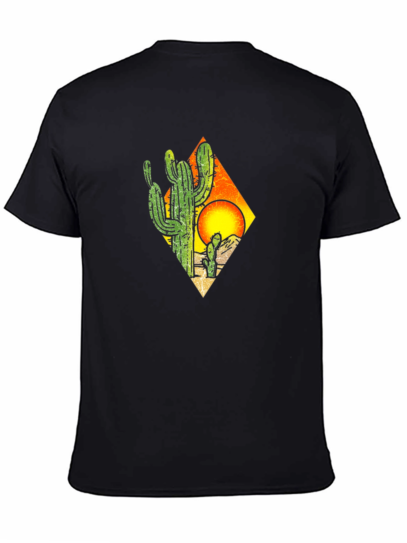 Cactus Sunset Graphic Tee - Desert Style