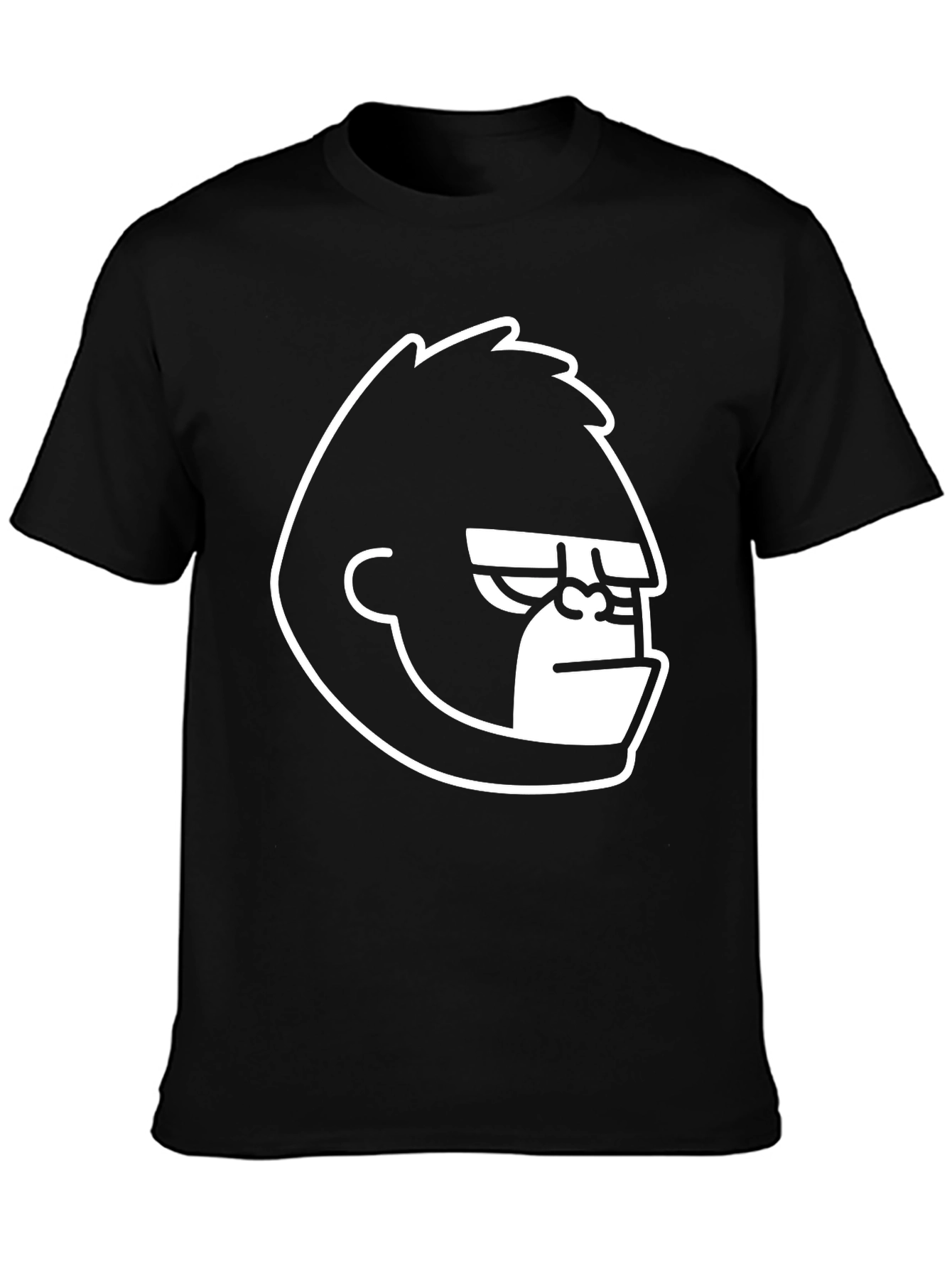 Cool Gorilla Graphic Tee - Black Cotton T-Shirt
