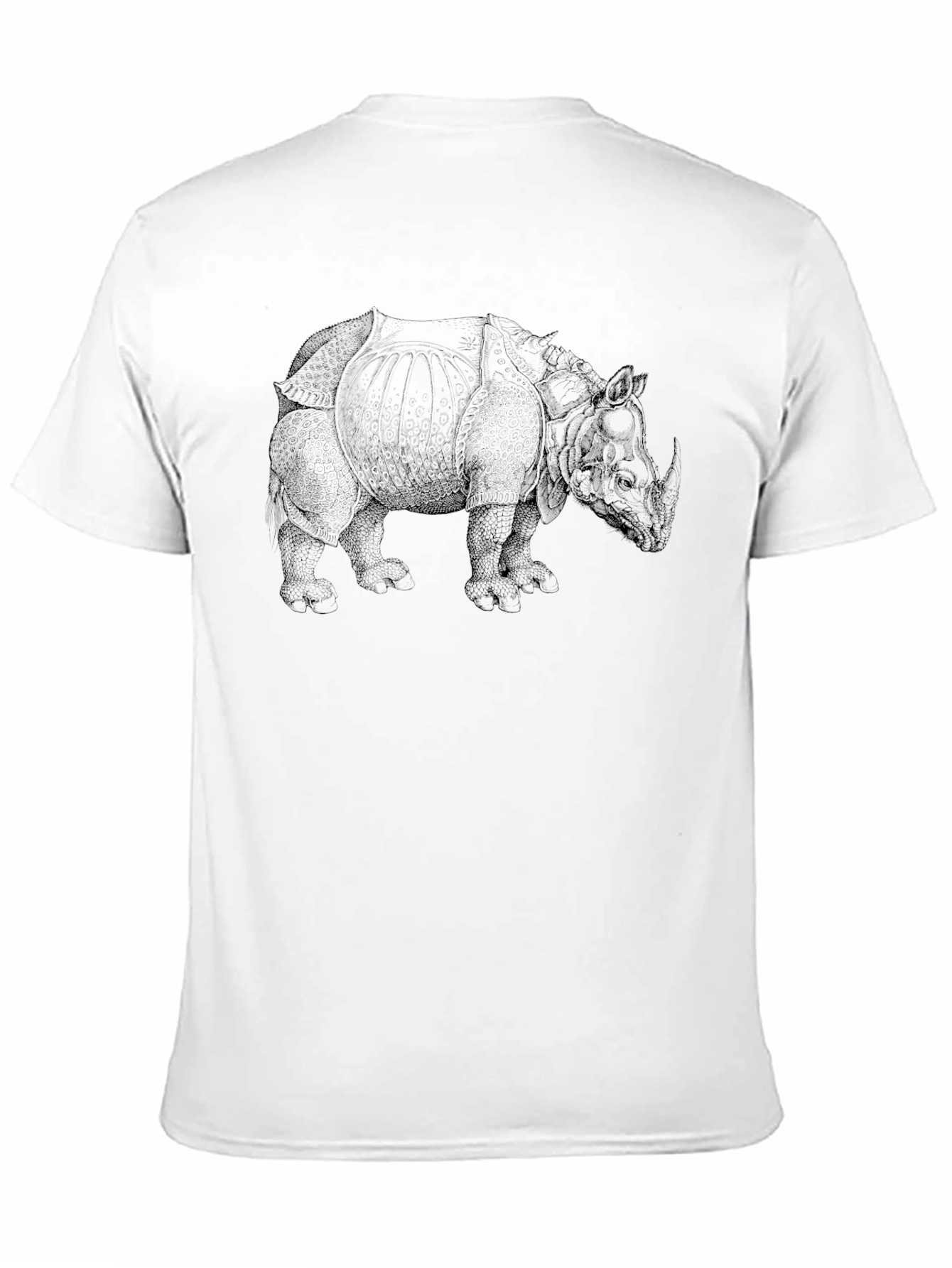 Black Rhino Graphic Print T-Shirt