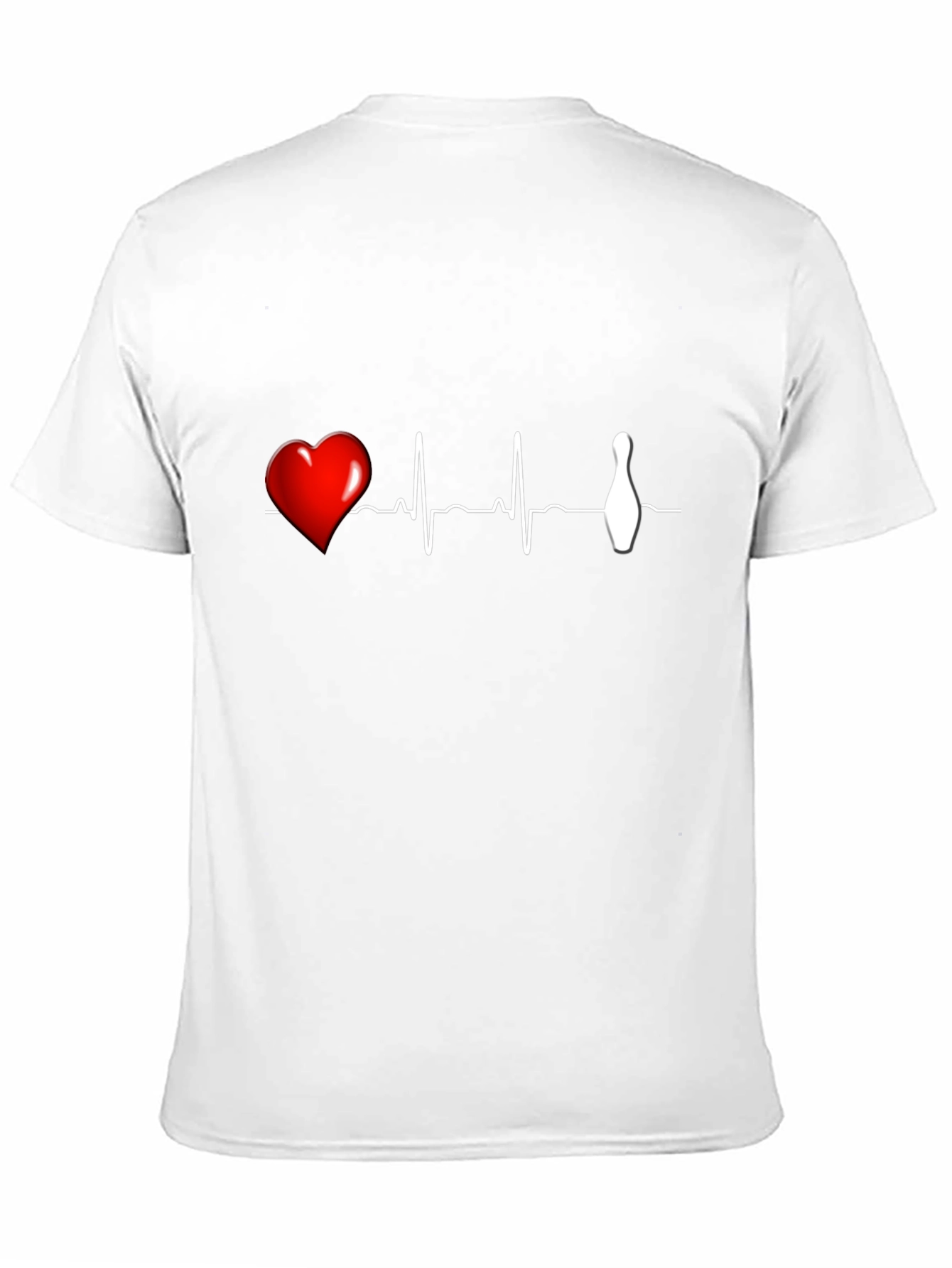Bowling Heartbeat Graphic T-Shirt
