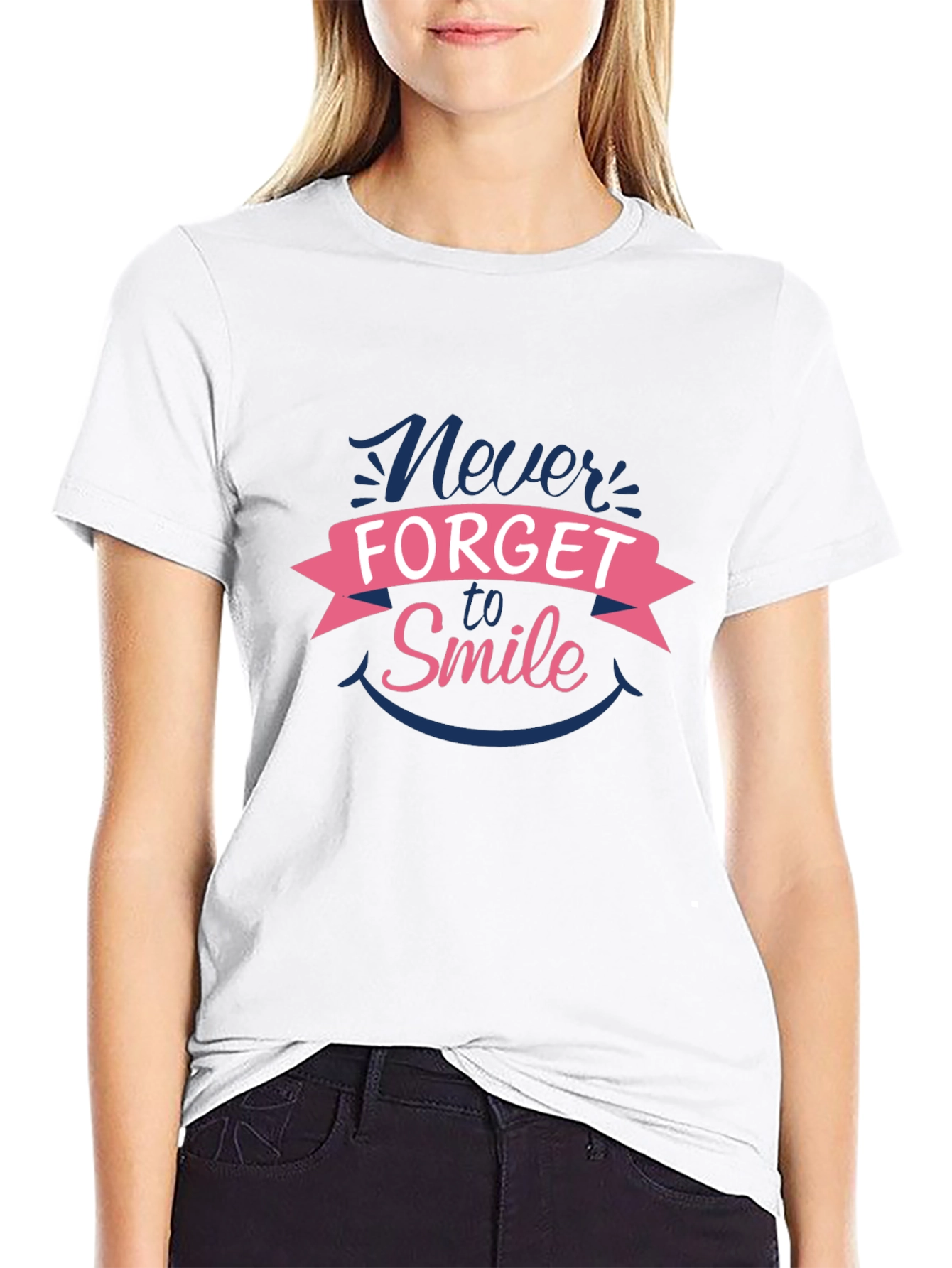 Never Forget to Smile Graphic Tee