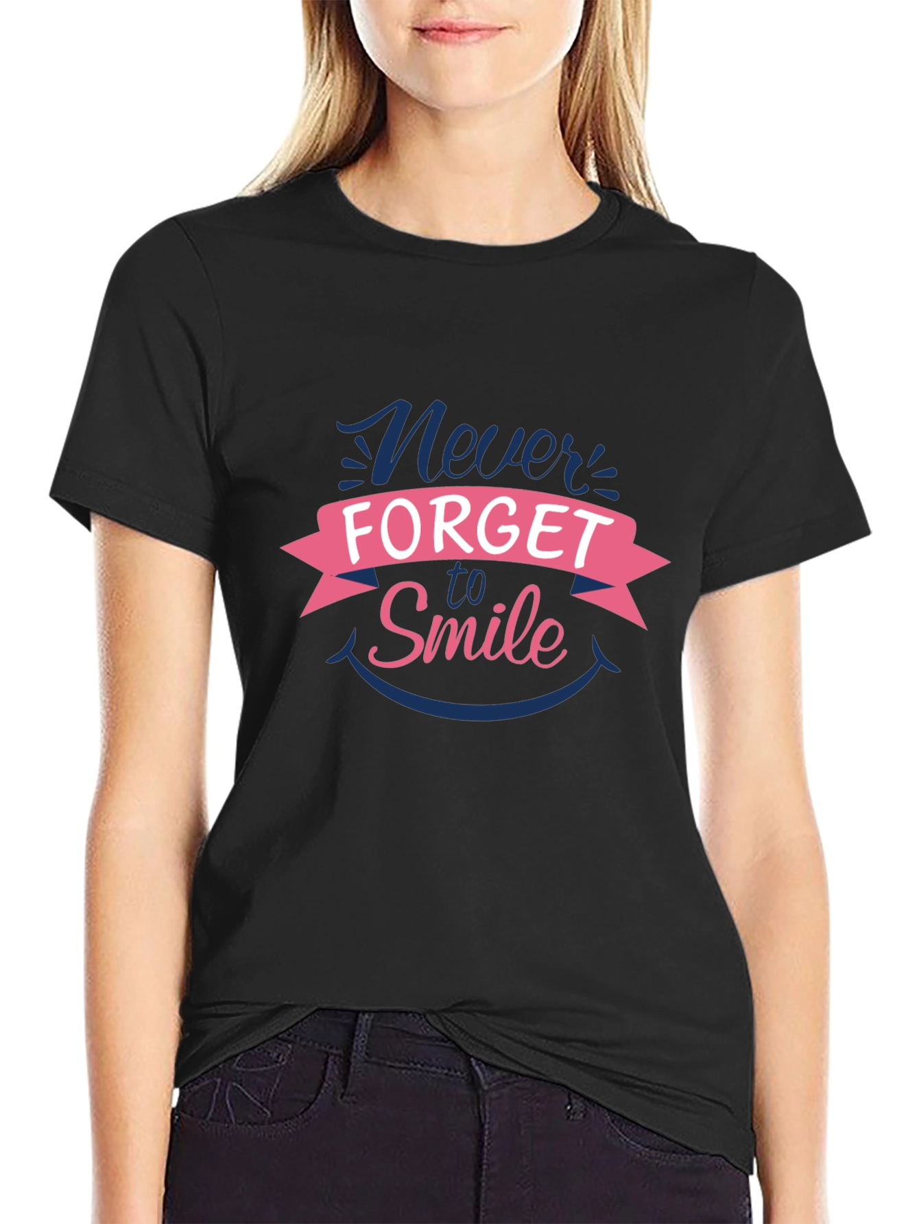 Never Forget to Smile Graphic Tee
