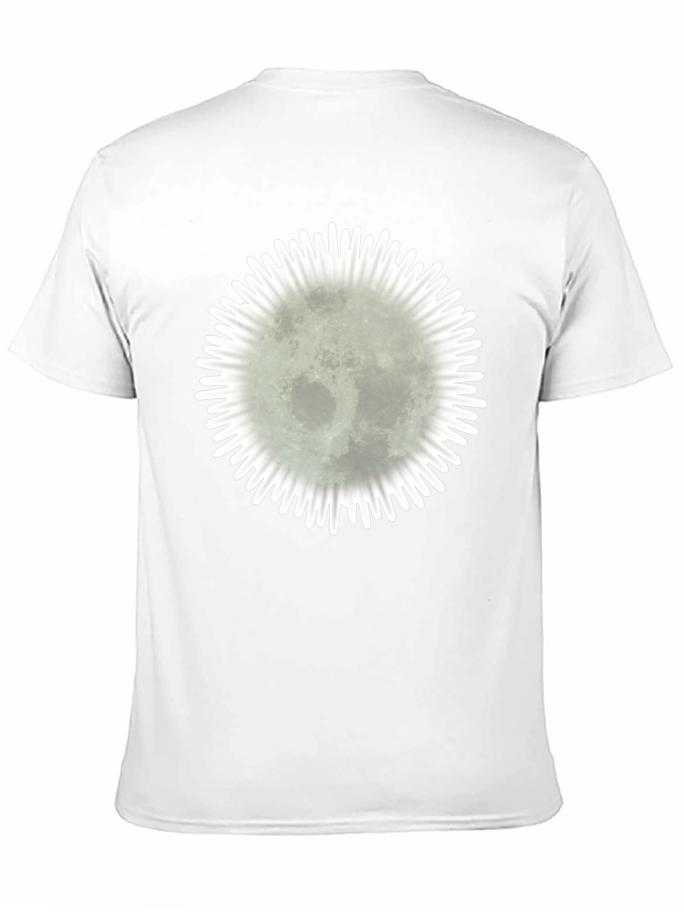 Moonburst Graphic Tee - Stylish Black Cotton T-Shirt
