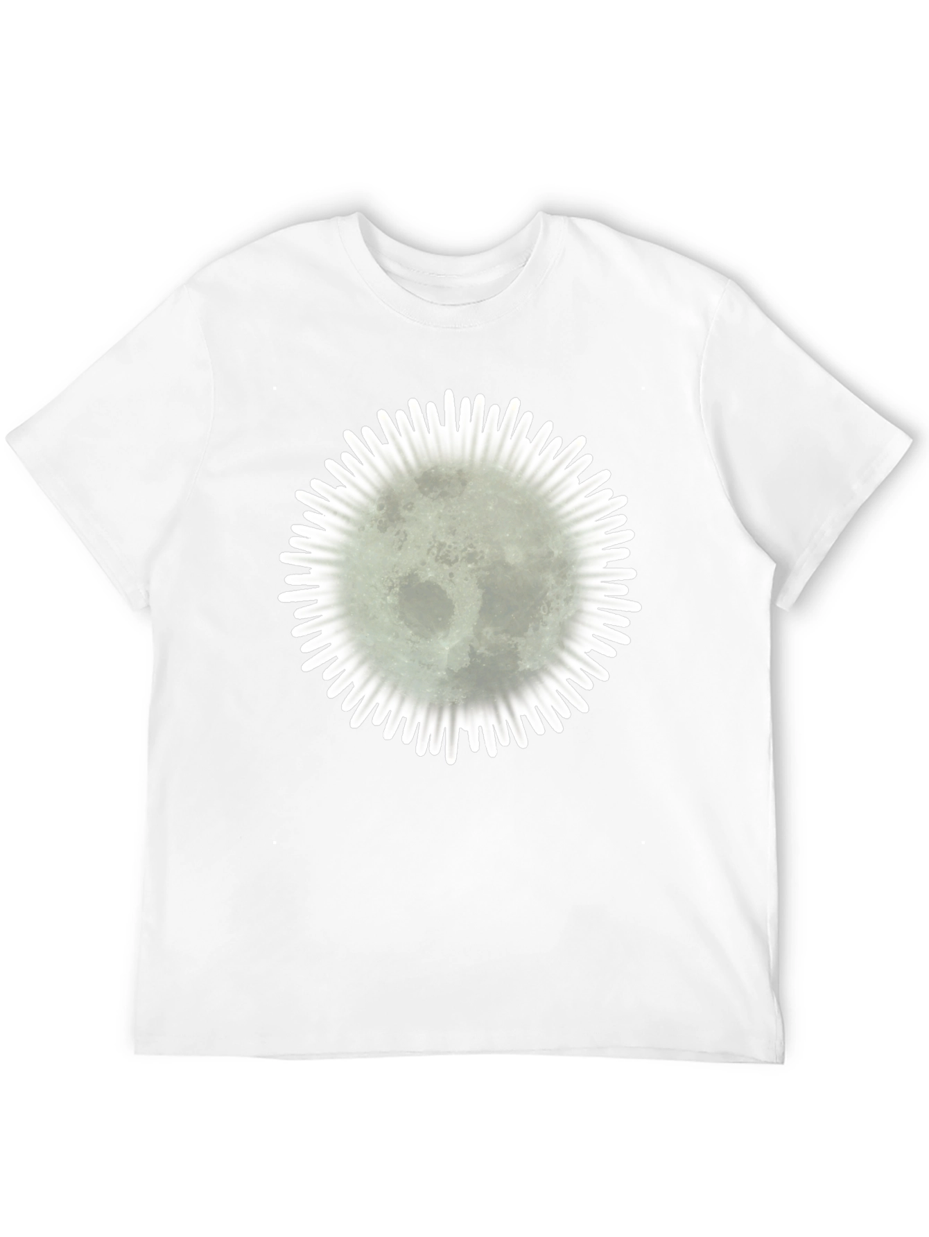 Moonburst Graphic Tee - Stylish Black Cotton T-Shirt