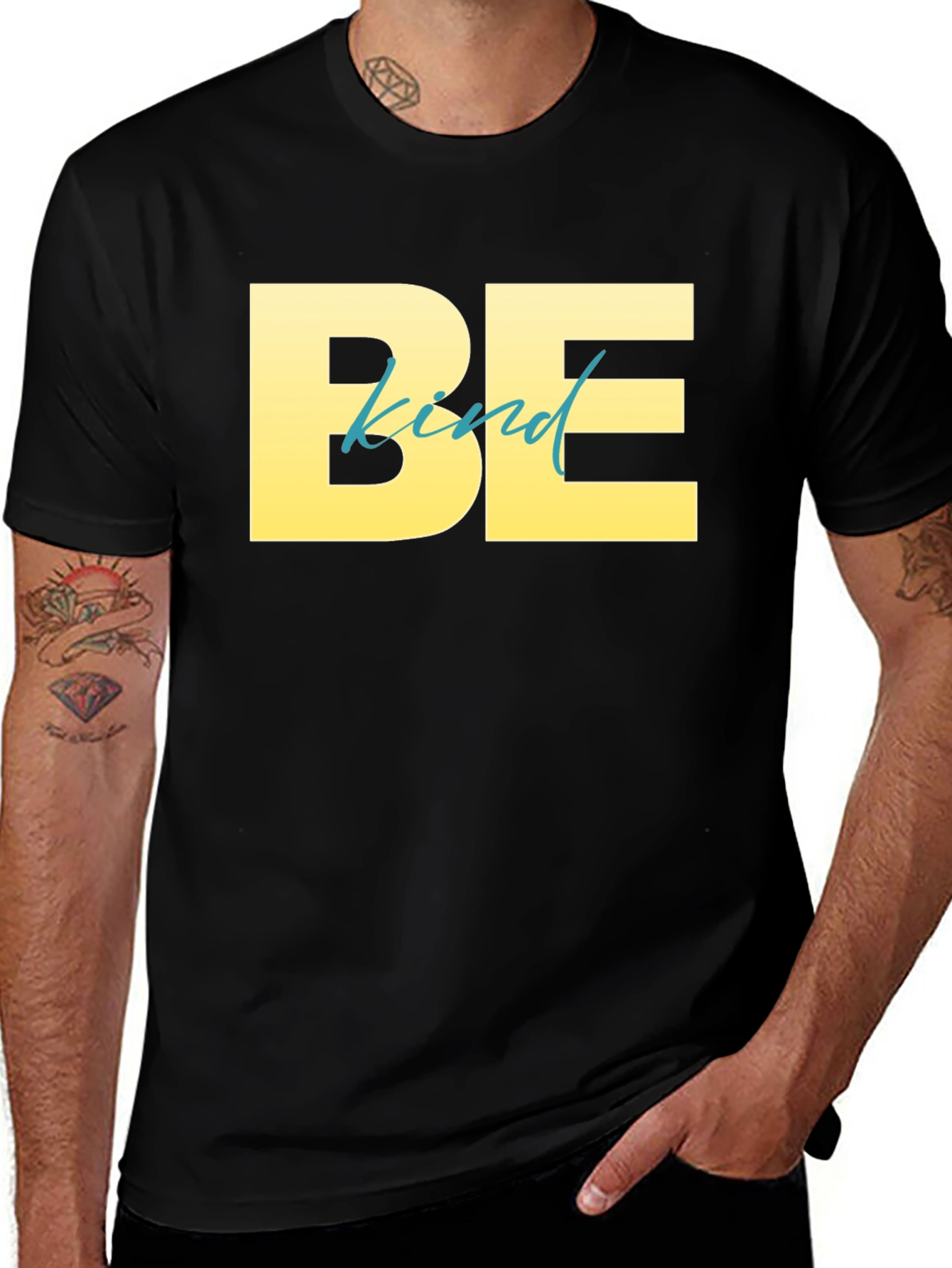 Be Kind Graphic Tee - Black Unisex T-Shirt