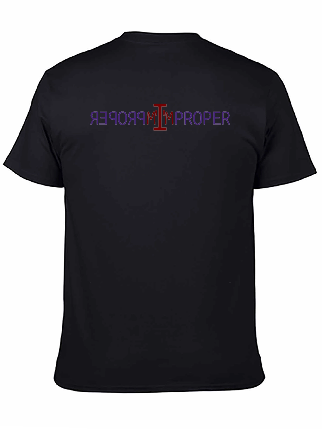 Improper Graphic Tee - Black