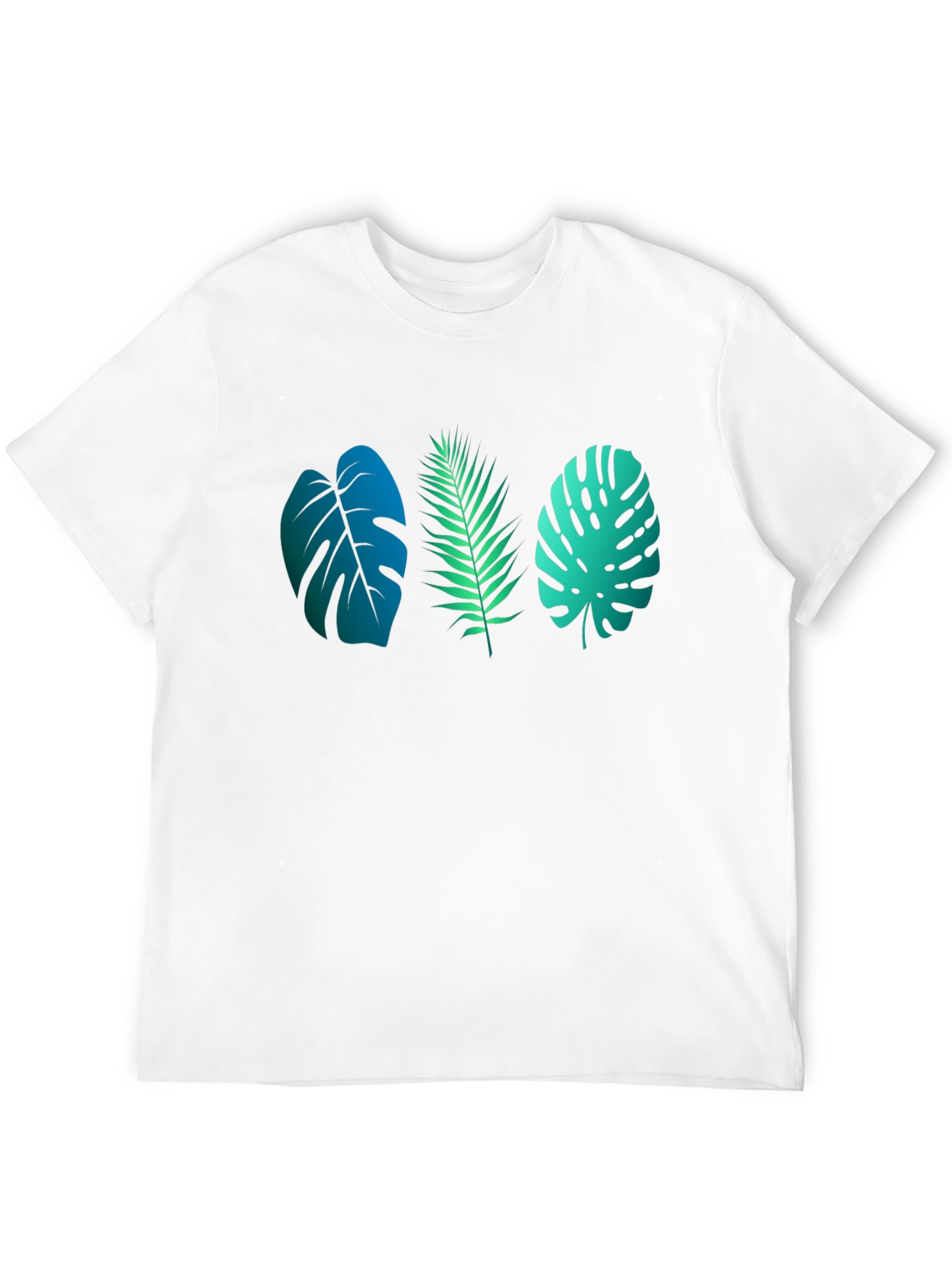 Tropical Leaves Graphic T-Shirt - Trendy & Cool