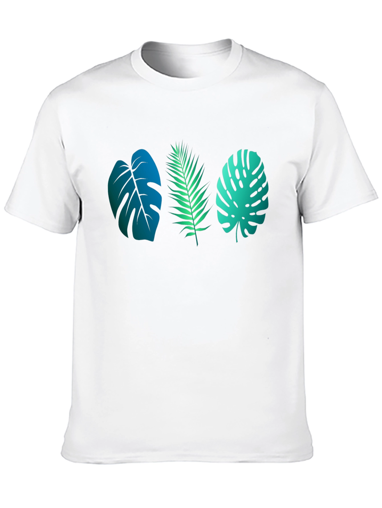 Tropical Leaves Graphic T-Shirt - Trendy & Cool