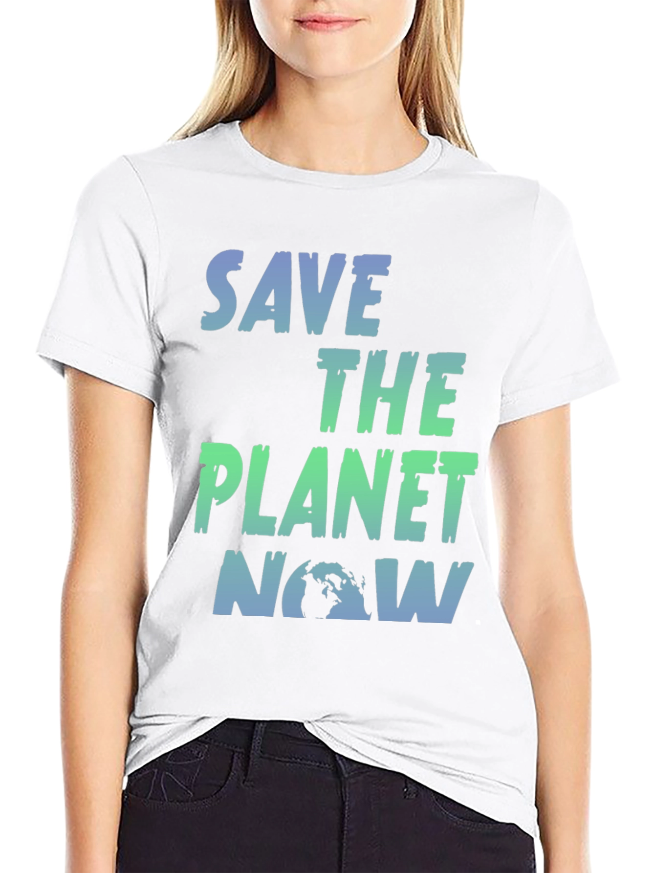 Save the Planet Now Graphic T-Shirt