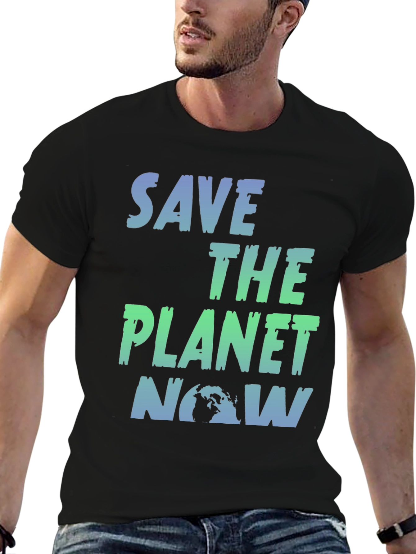 Save the Planet Now Graphic T-Shirt
