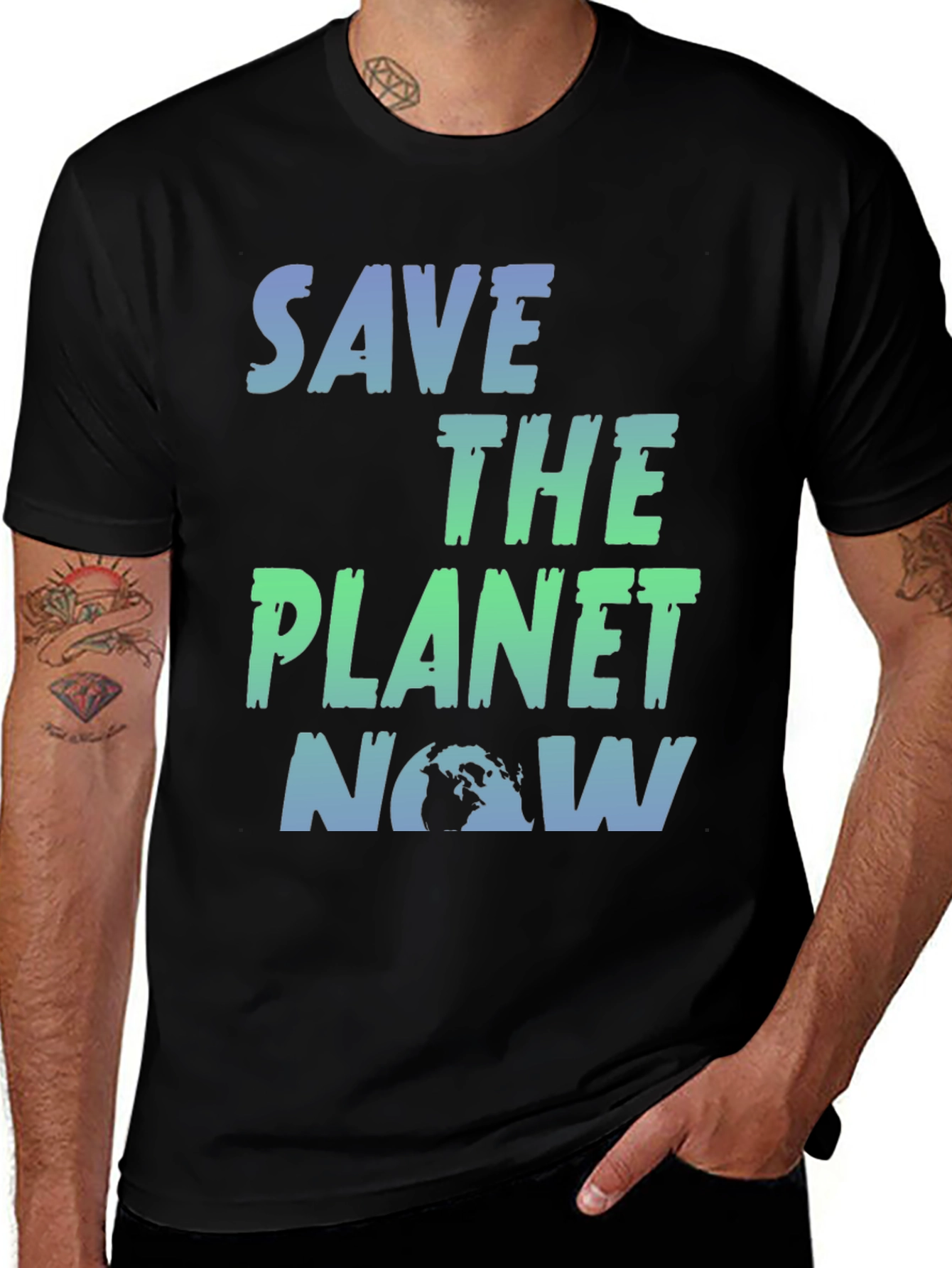 Save the Planet Now Graphic T-Shirt