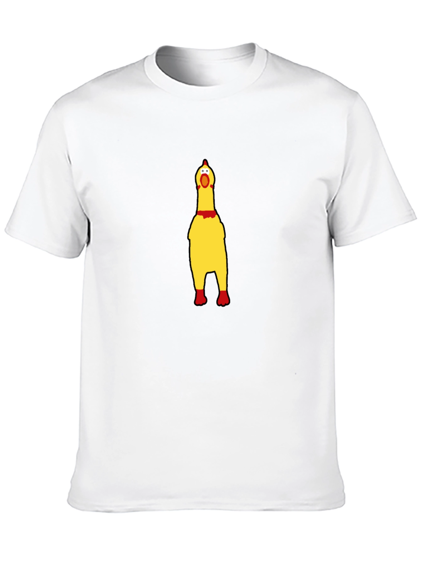 Squawking Chicken T-Shirt - Novelty Humor Tee
