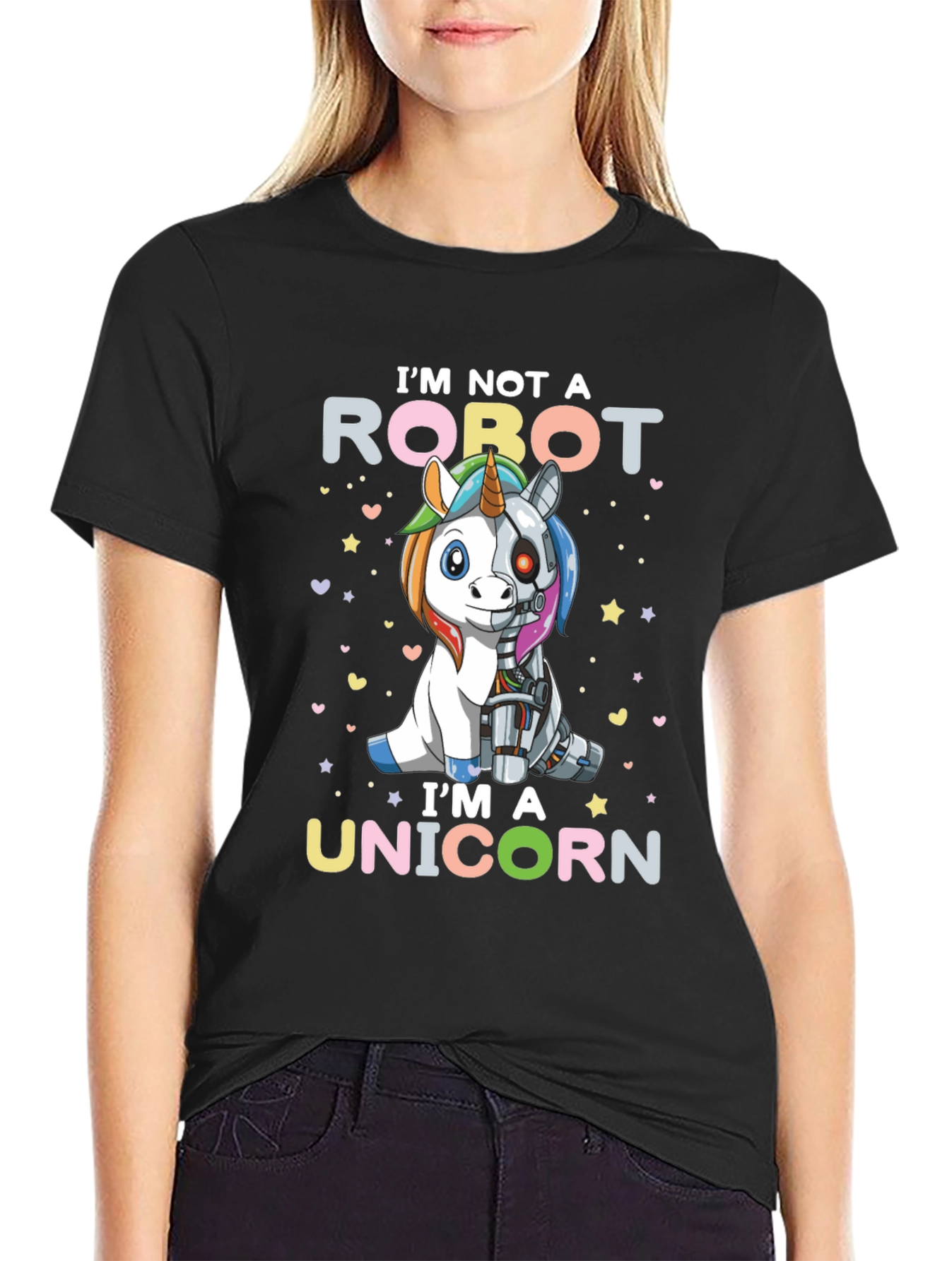 Robot Unicorn Graphic Tee