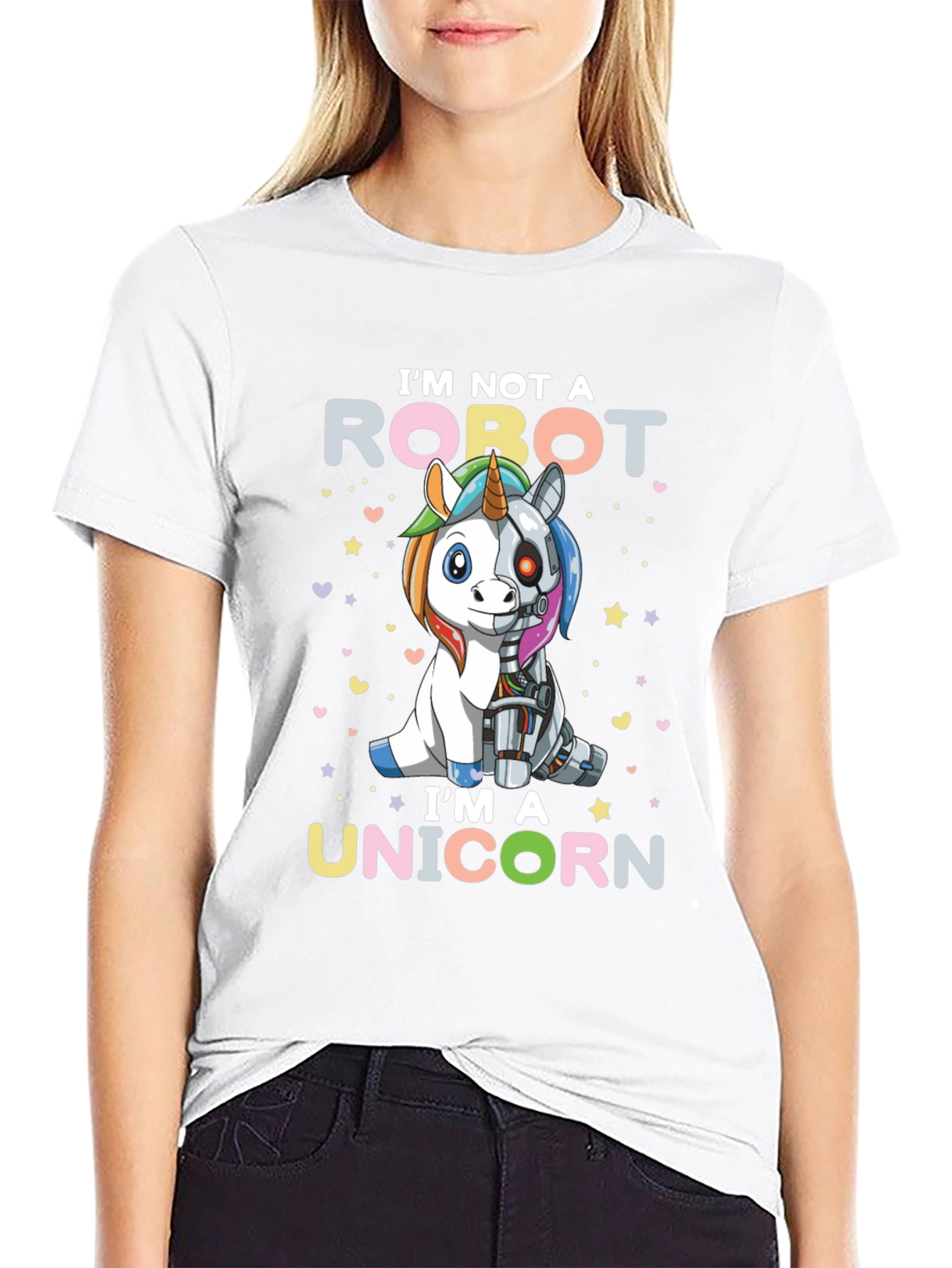 Robot Unicorn Graphic Tee