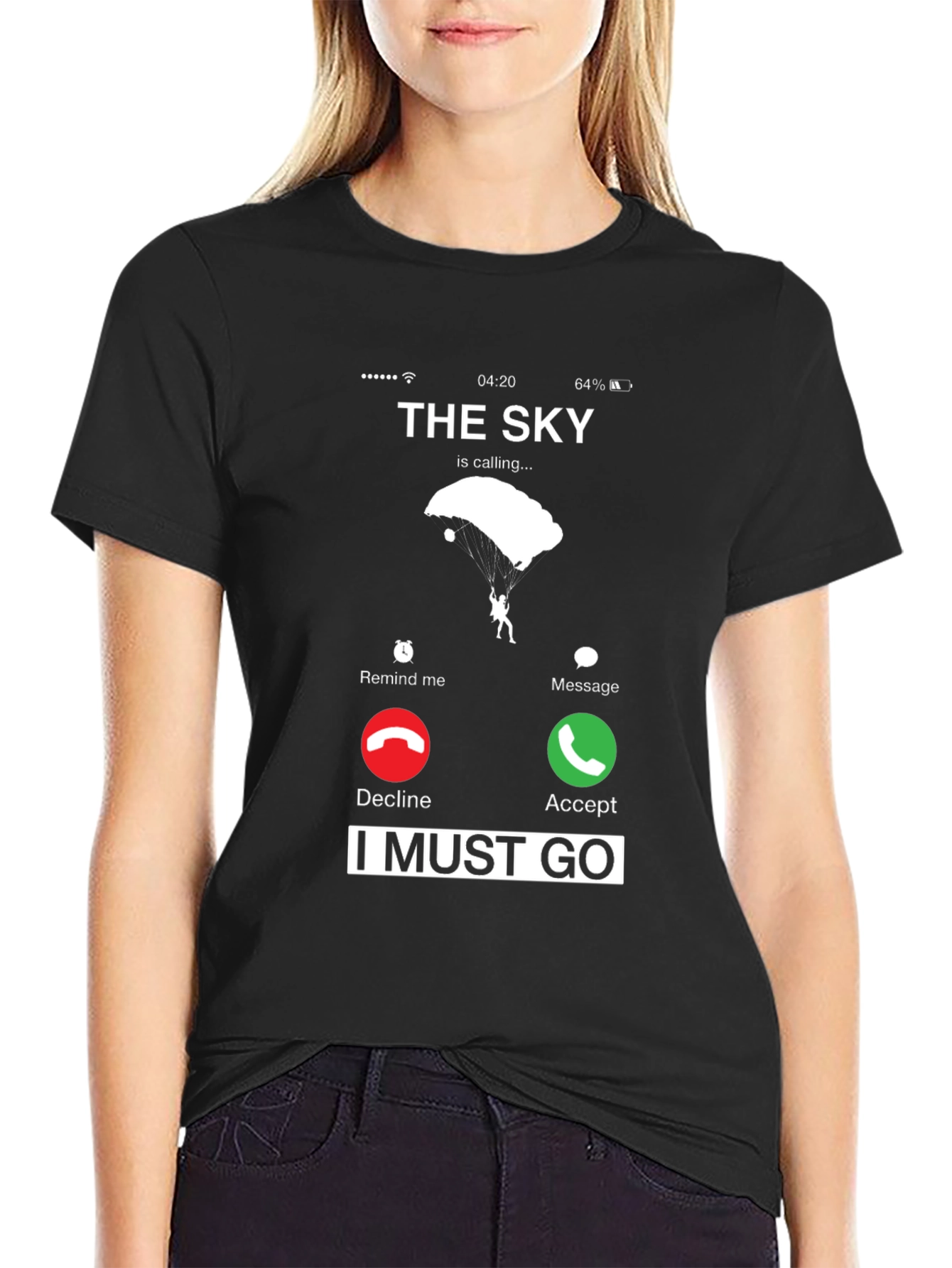 The Sky is Calling Skydive T-Shirt