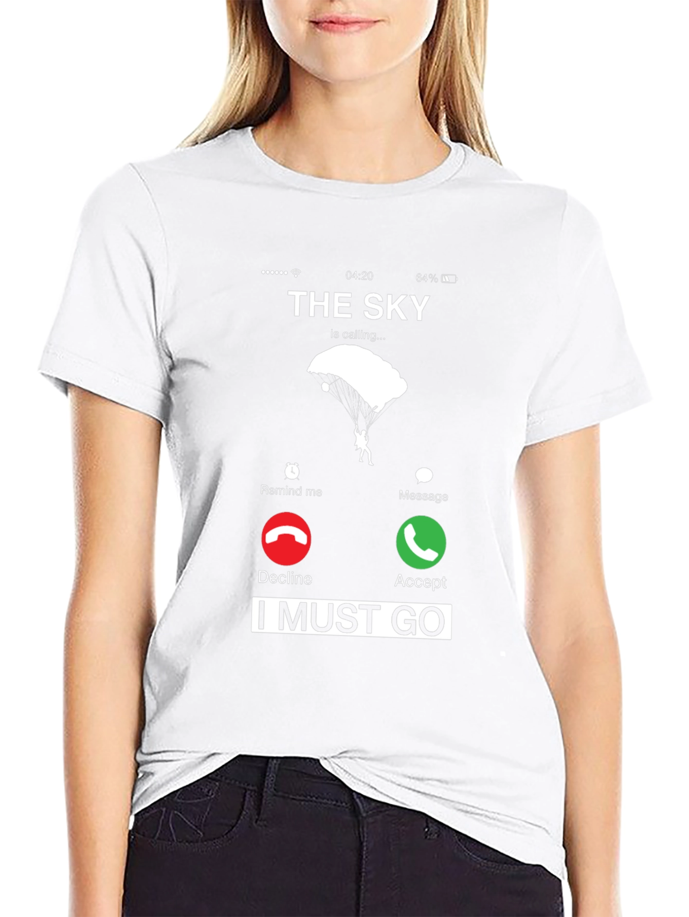 The Sky is Calling Skydive T-Shirt