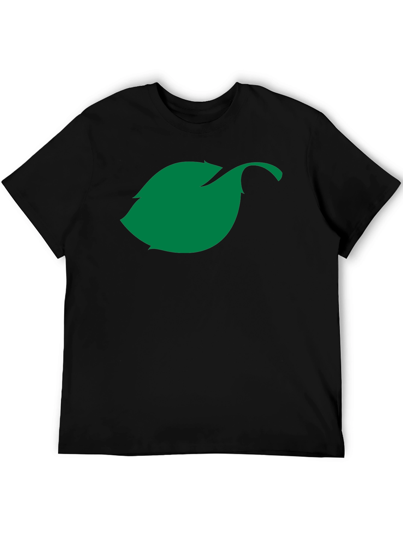 Green Leaf Graphic T-Shirt