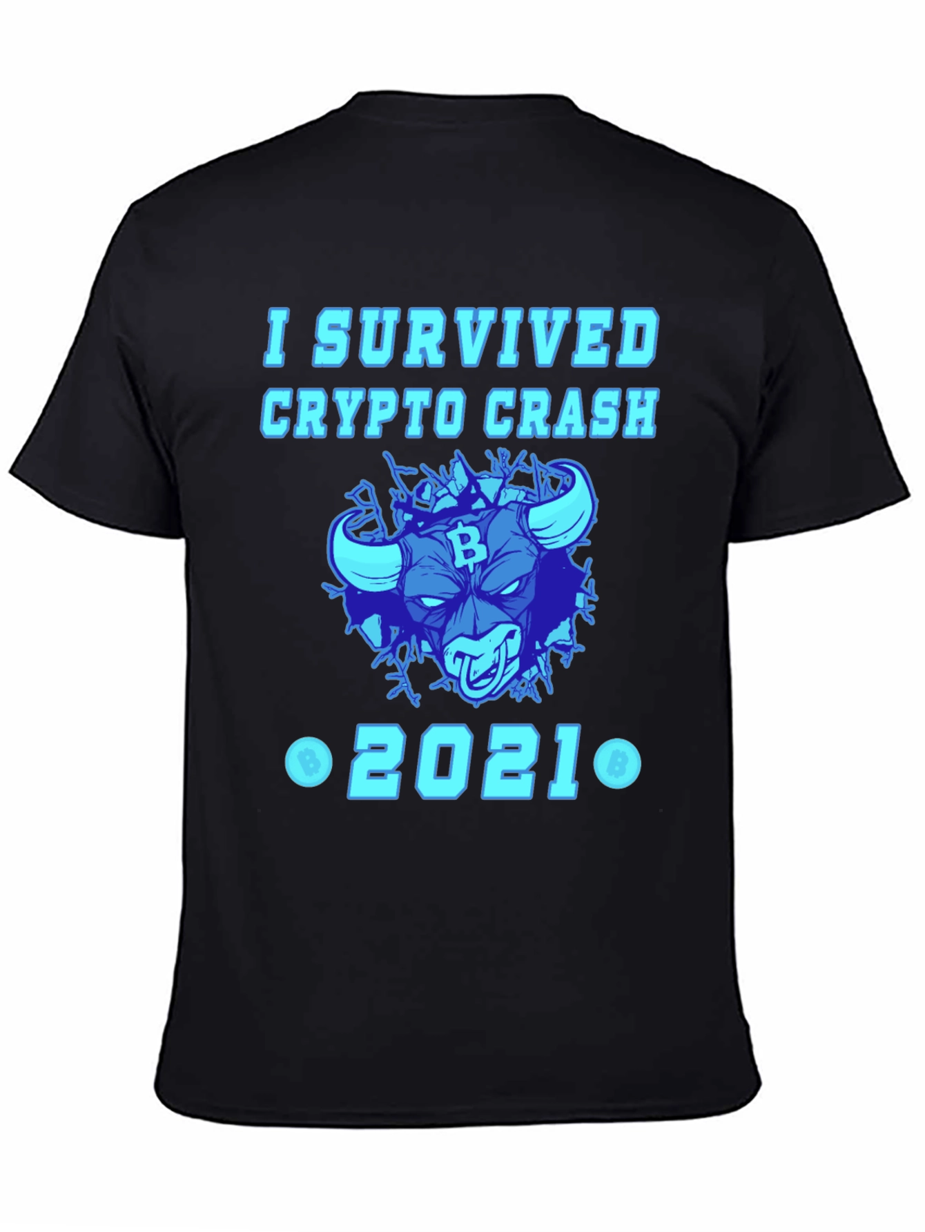 Crypto Crash 2021 Survivor T-Shirt