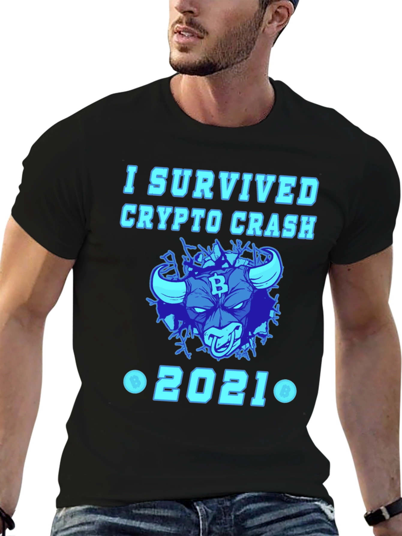 Crypto Crash 2021 Survivor T-Shirt