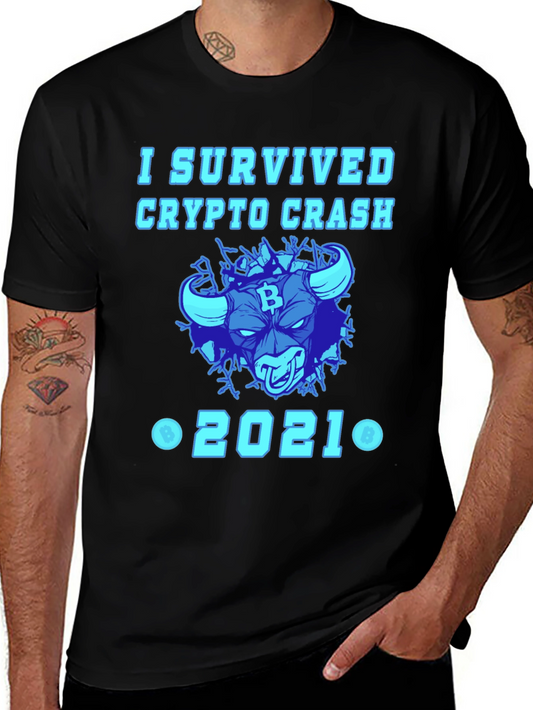 Crypto Crash 2021 Survivor T-Shirt
