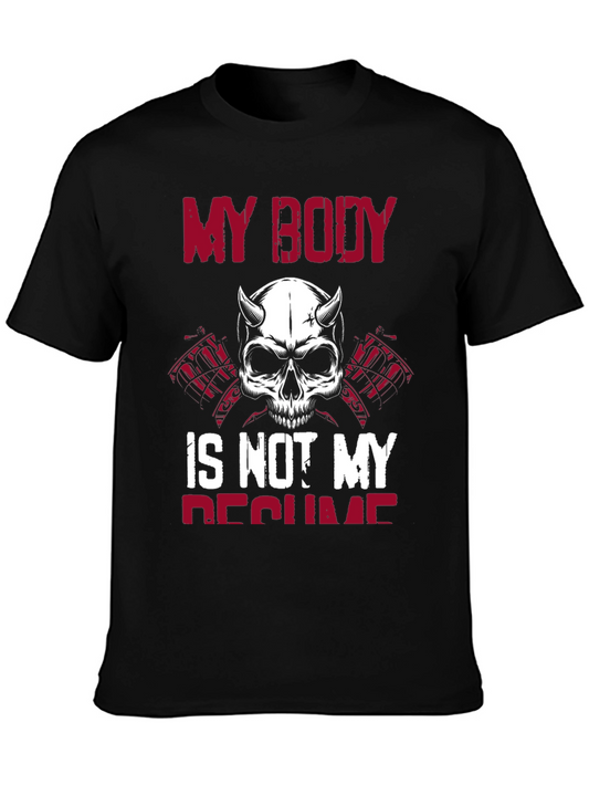 My Body Is Not My Resume Graphic Tee