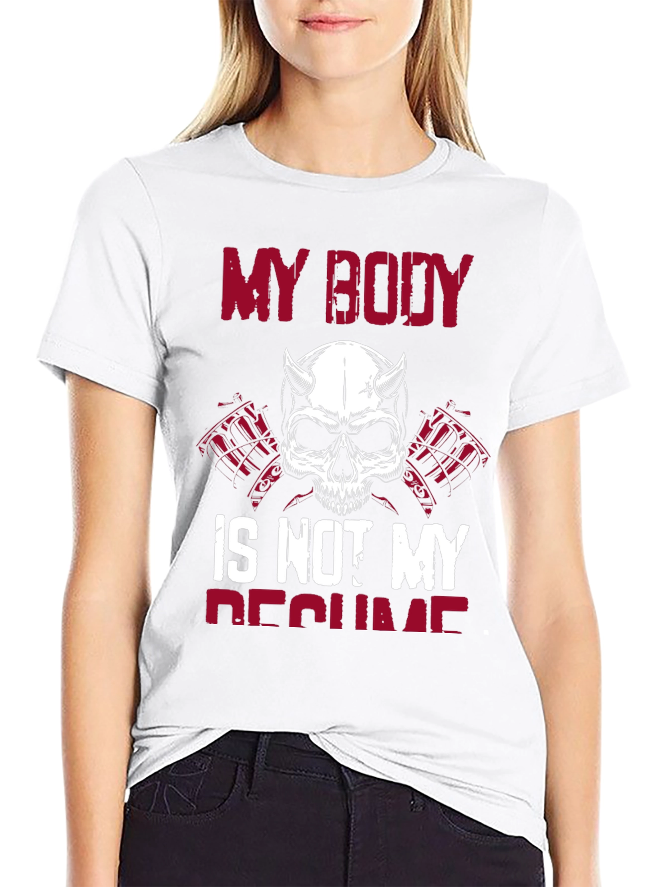 My Body Is Not My Resume Graphic Tee