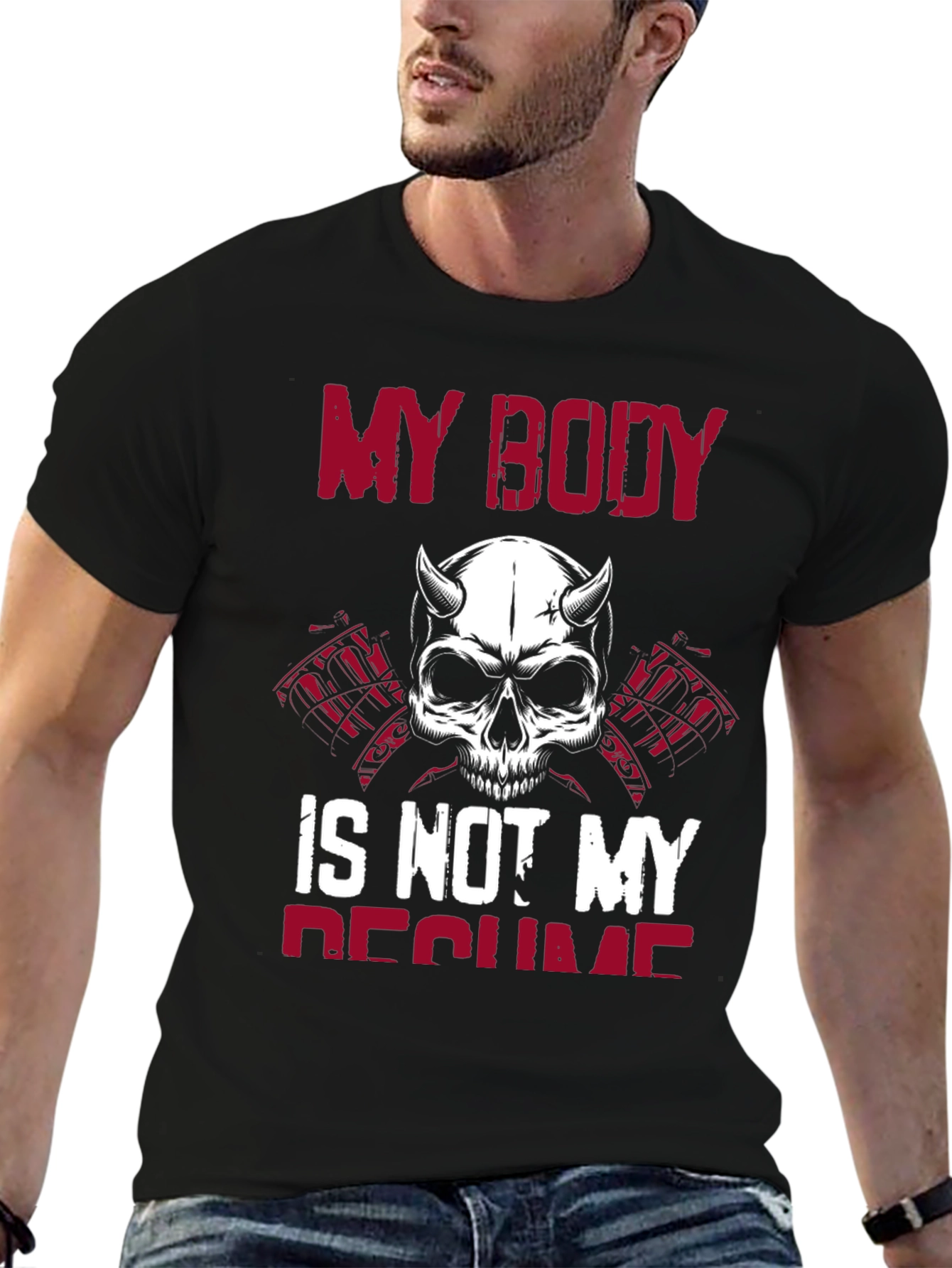 My Body Is Not My Resume Graphic Tee