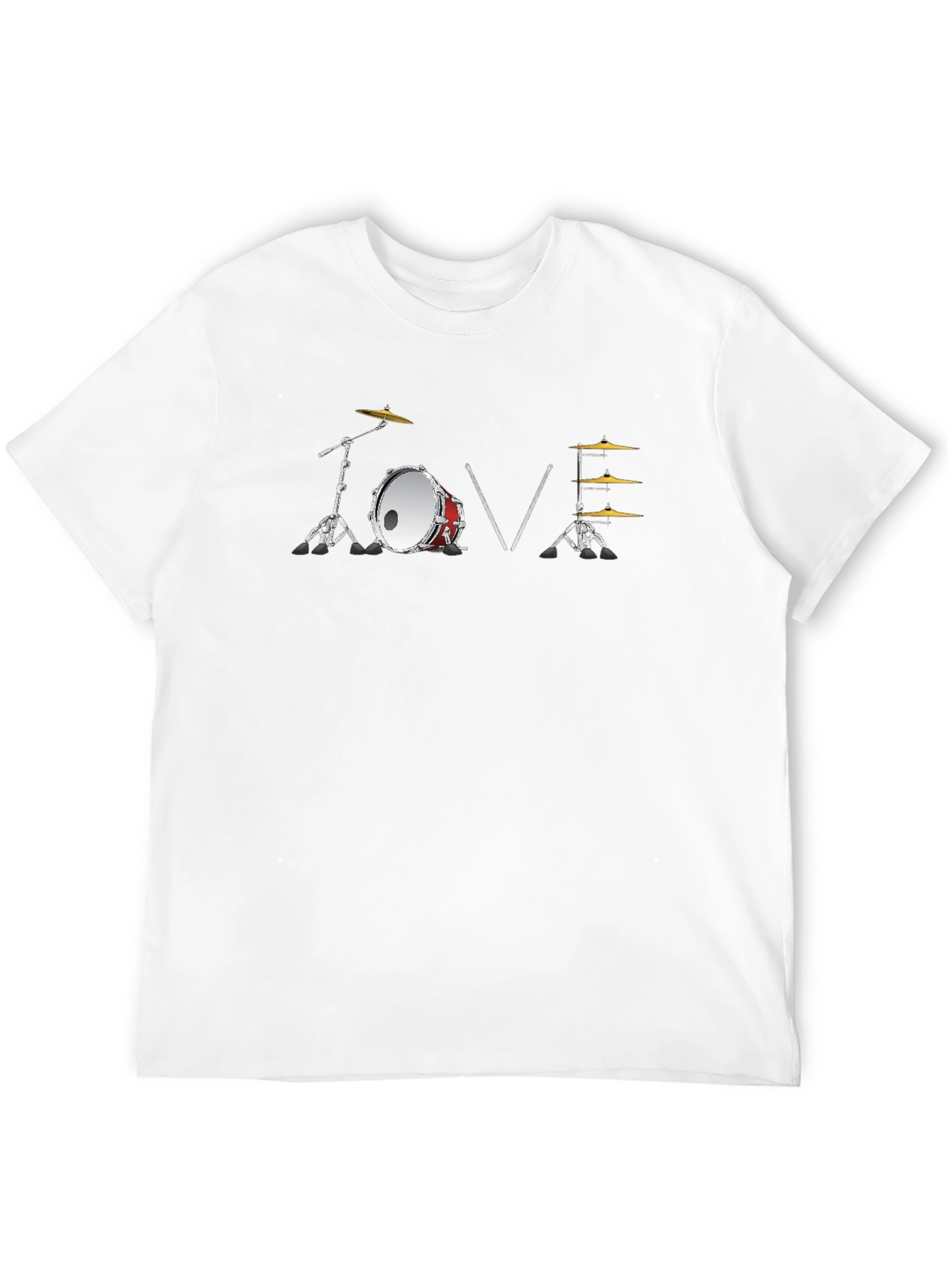 Drum Kit Love T-Shirt - Music Lover Tee