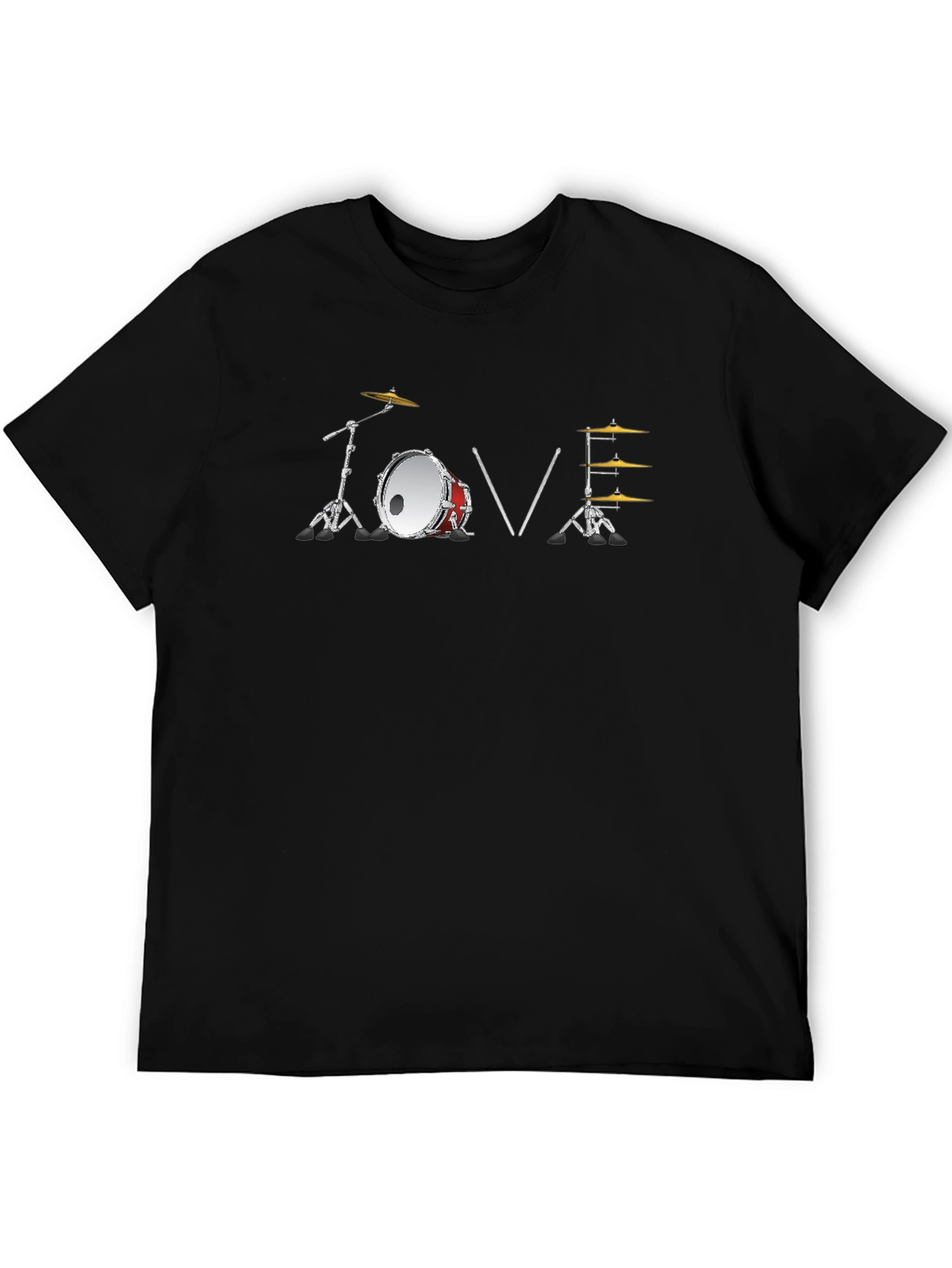 Drum Kit Love T-Shirt - Music Lover Tee