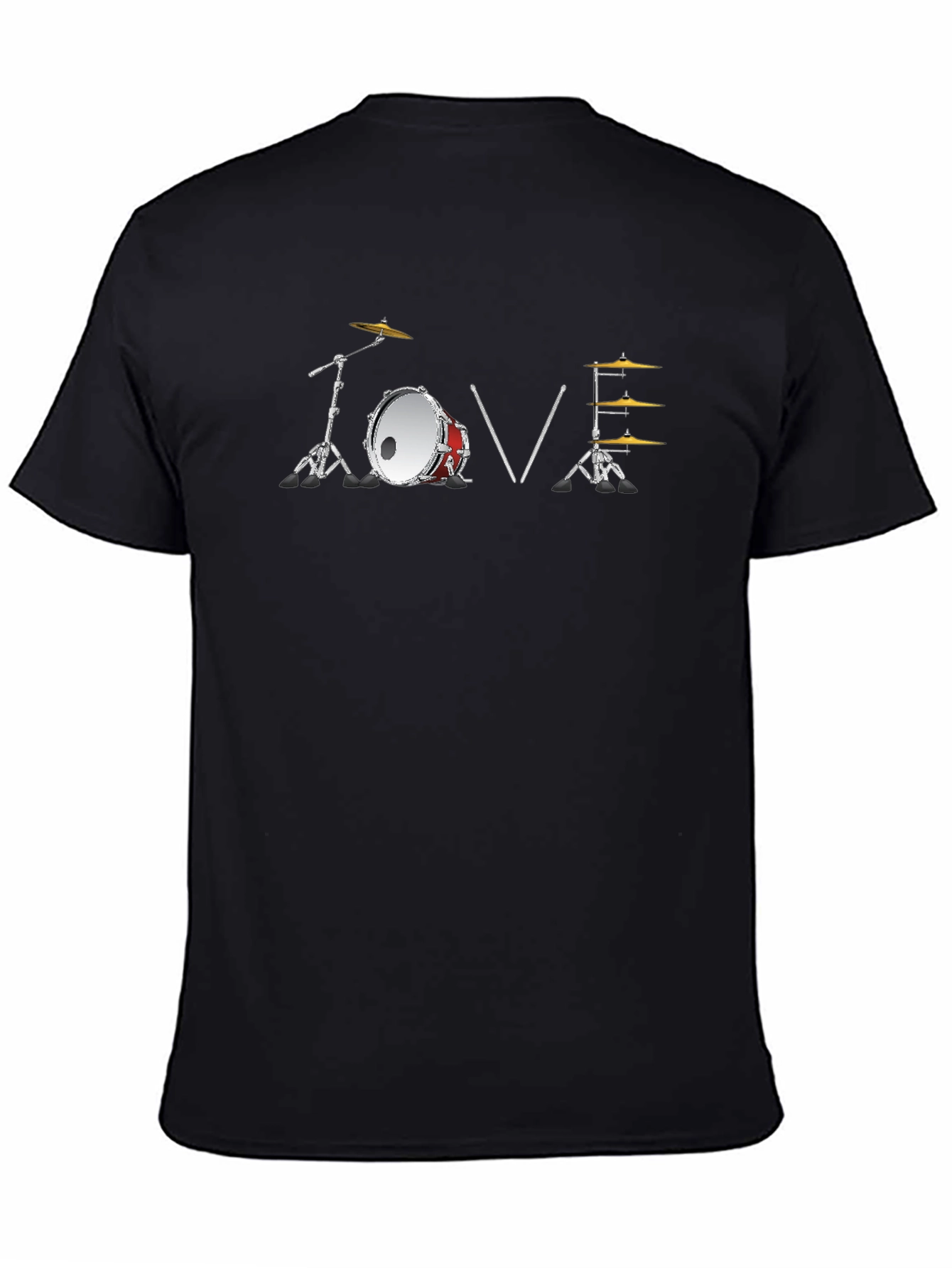 Drum Kit Love T-Shirt - Music Lover Tee